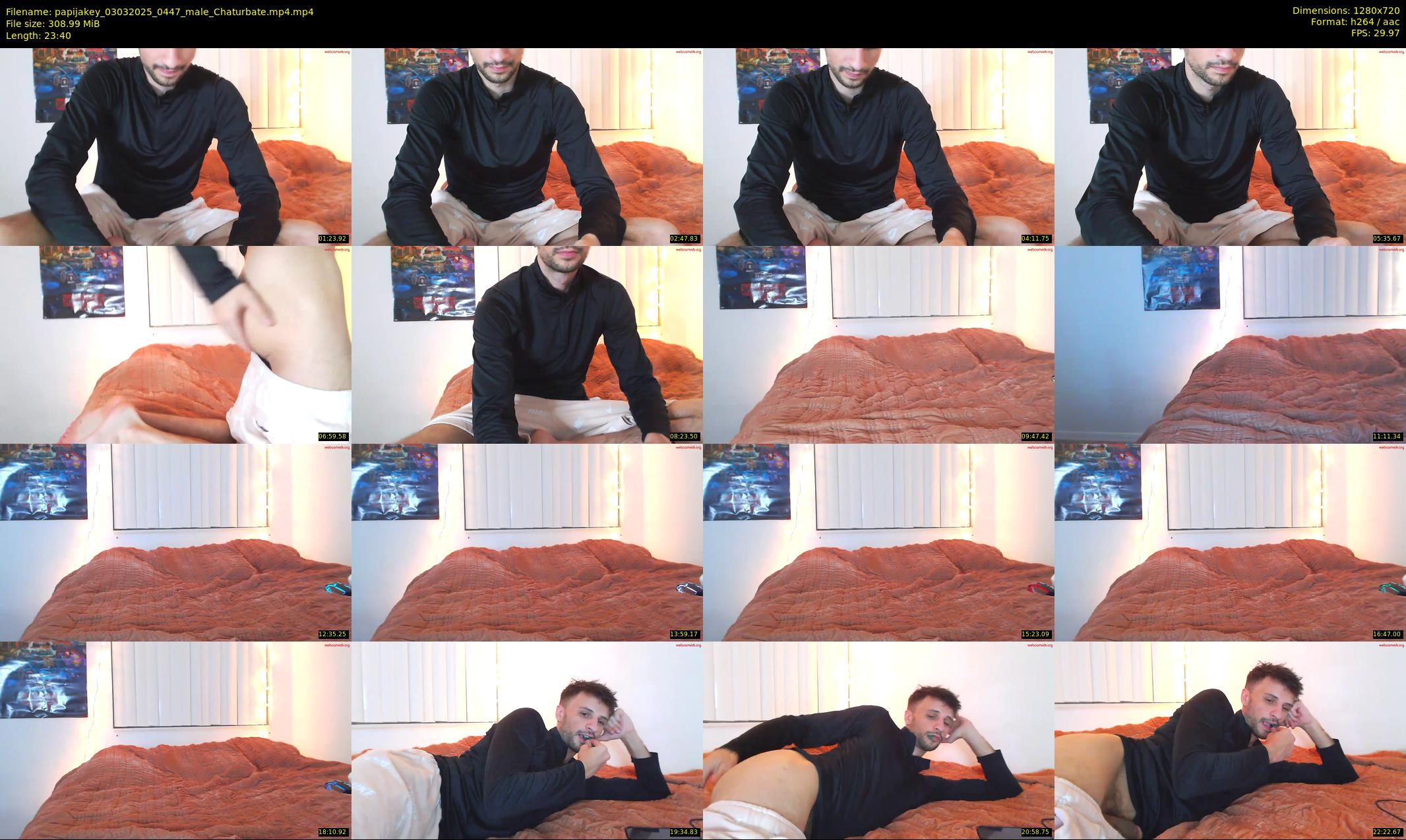 papijakey — 24 minute Chaturbate male cam show recording, 720p, Mar 3, 2025