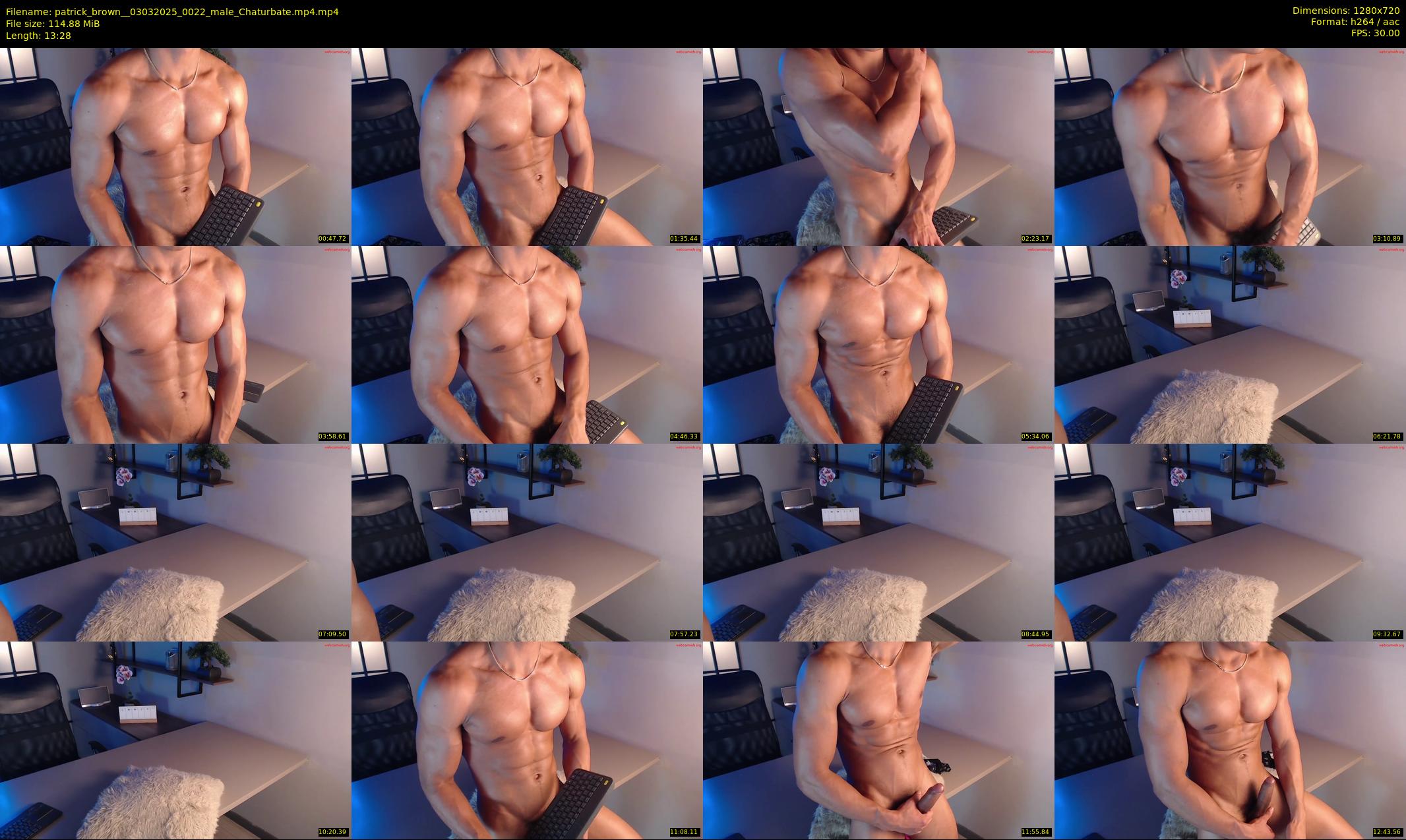 patrick_brown_ — 14 minute Chaturbate male cam show recording, 720p, Mar 3, 2025