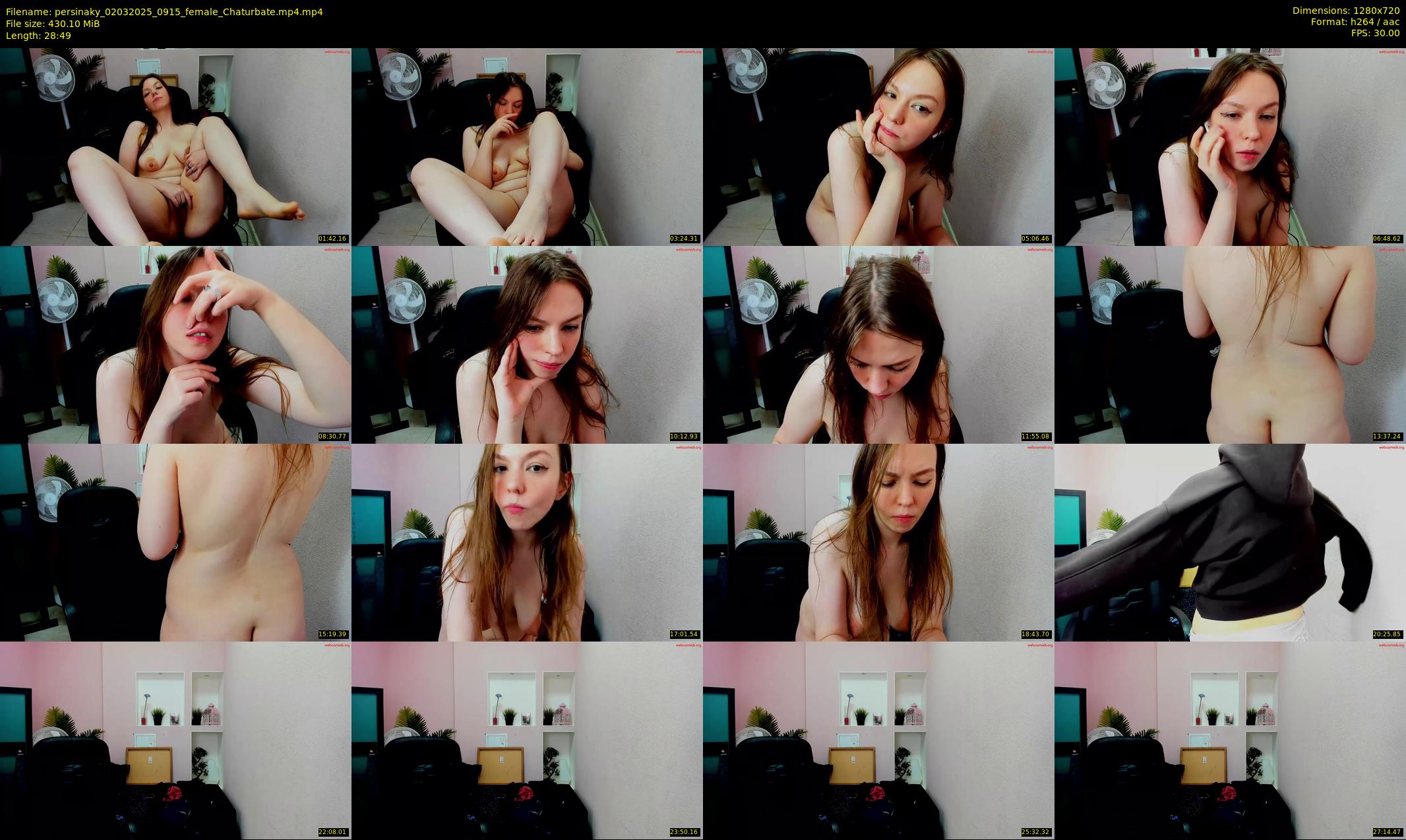 persinaky — 29 minute Chaturbate female cam show recording, 720p, Mar 2, 2025