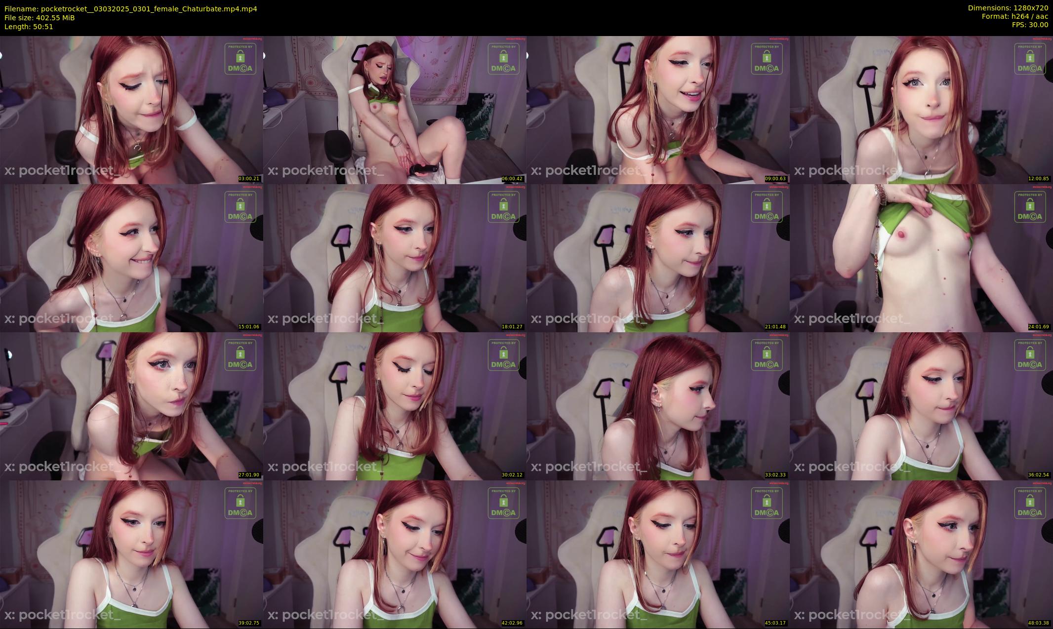 pocketrocket_ — 51 minute Chaturbate female cam show recording, 720p, Mar 3, 2025