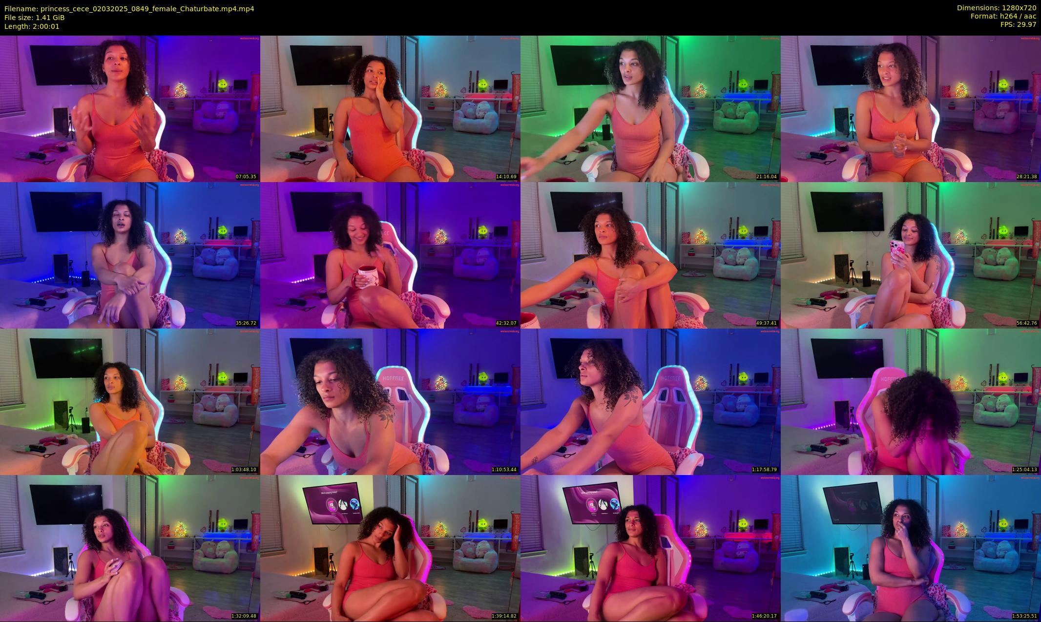 princess_cece — 121 minute Chaturbate female cam show recording, 720p, Mar 2, 2025