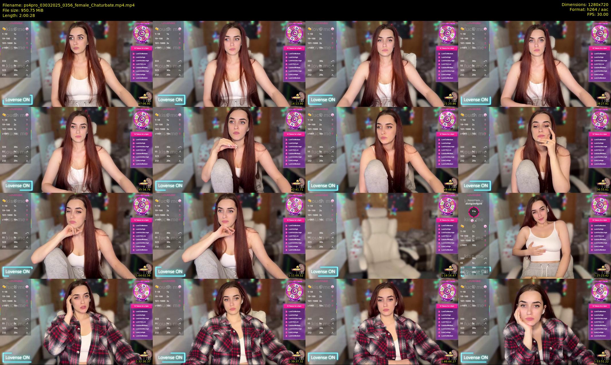 ps4pro — 121 minute Chaturbate female cam show recording, 720p, Mar 3, 2025