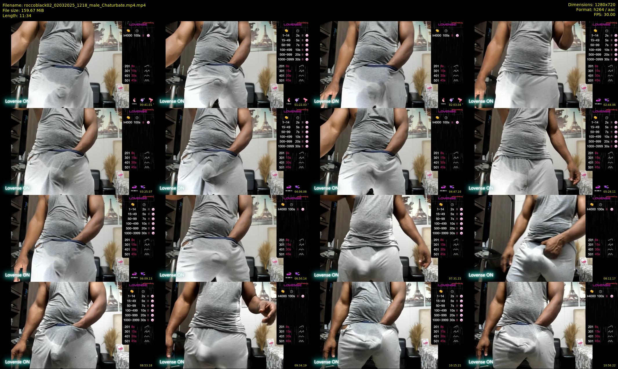 roccoblack02 — 12 minute Chaturbate male cam show recording, 720p, Mar 2, 2025