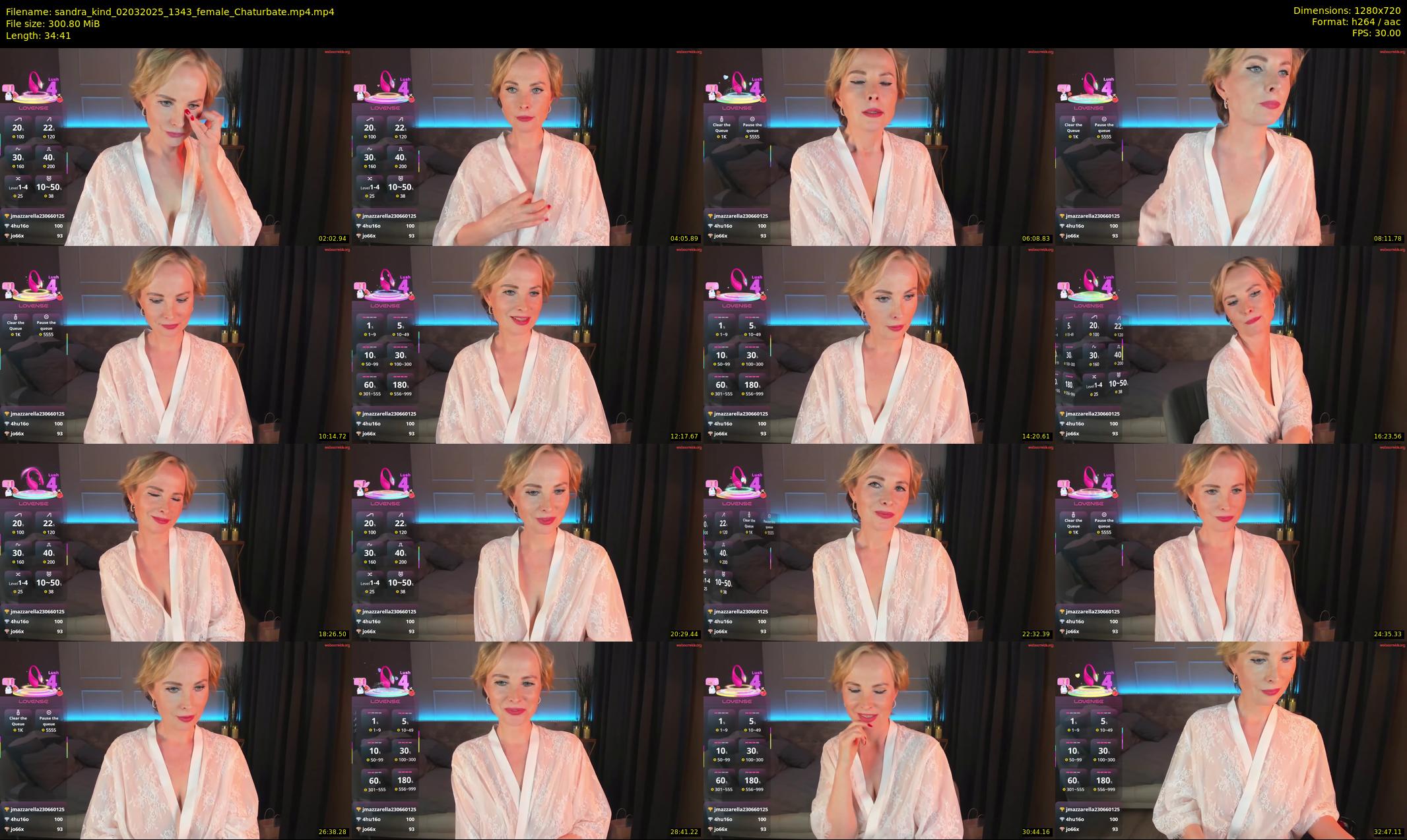 sandra_kind — 35 minute Chaturbate female cam show recording, 720p, Mar 2, 2025
