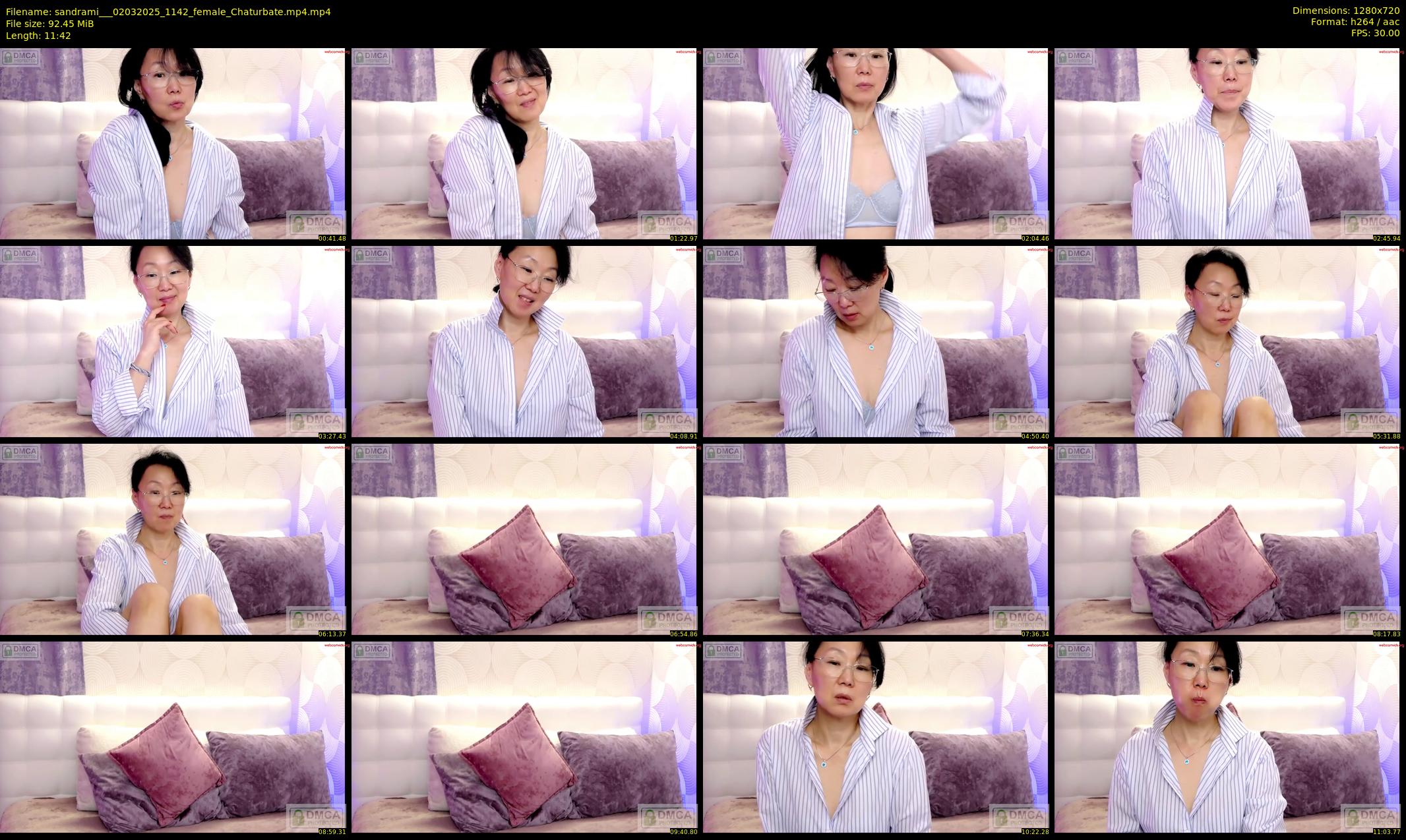 sandrami__ — 12 minute Chaturbate female cam show recording, 720p, Mar 2, 2025
