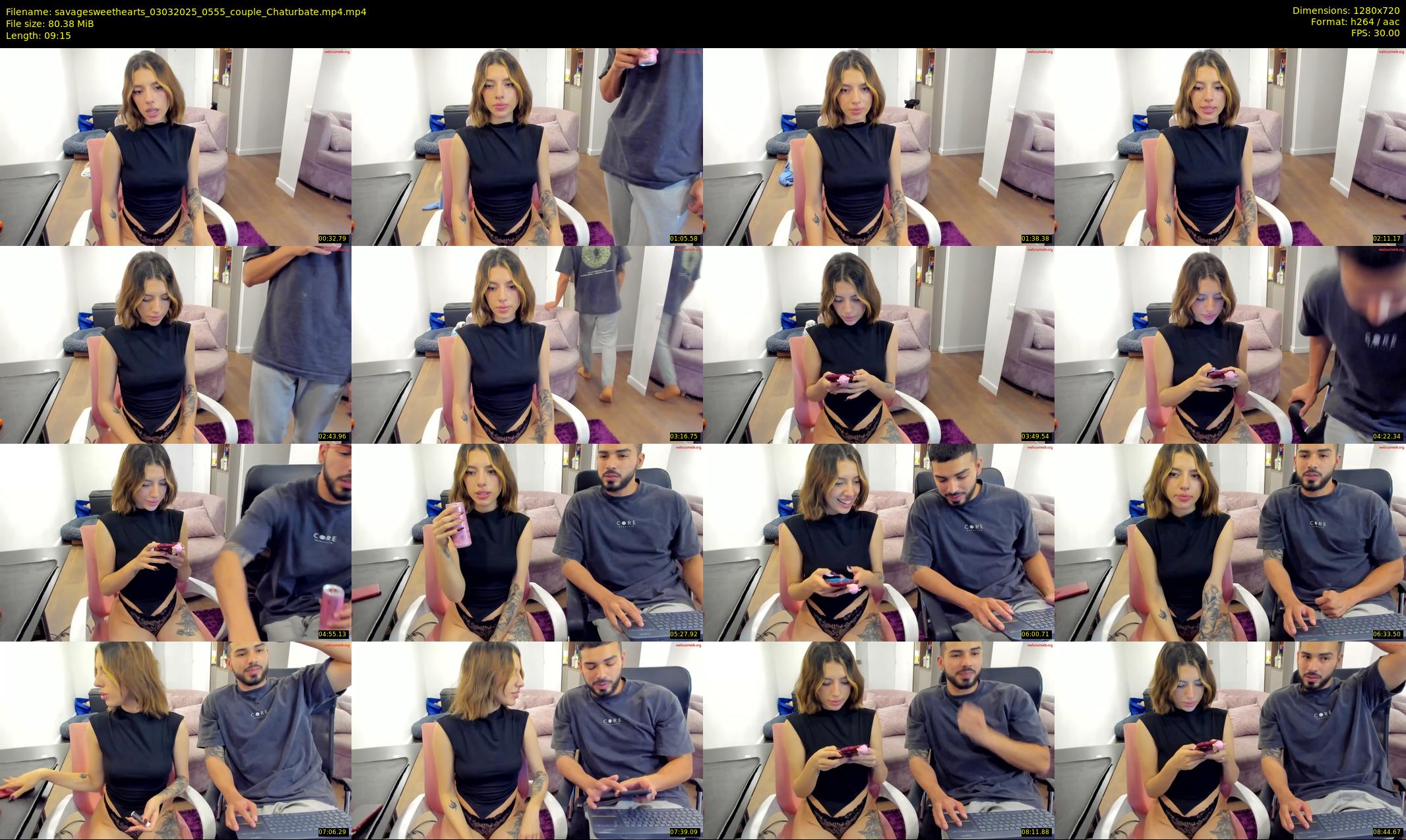 savagesweethearts — 10 minute Chaturbate couple cam show recording, 720p, Mar 3, 2025