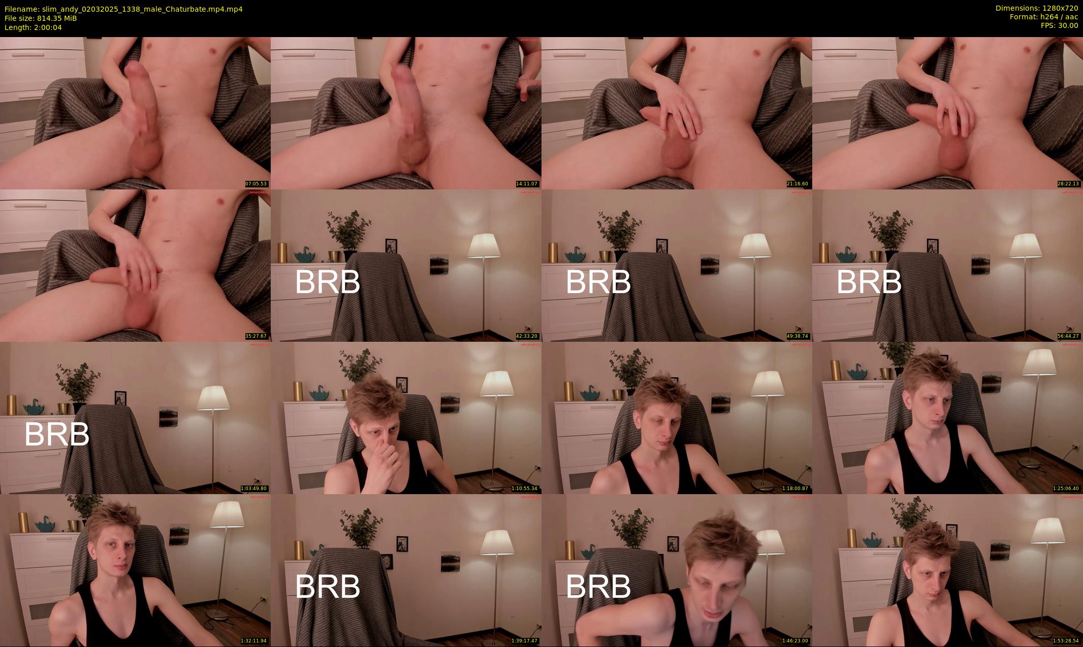 slim_andy — 121 minute Chaturbate male cam show recording, 720p, Mar 2, 2025