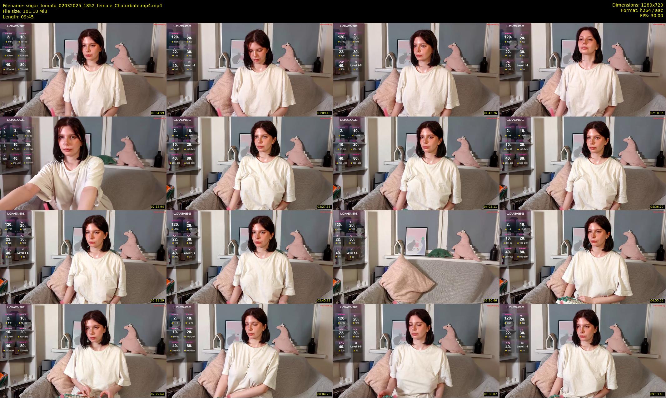 sugar_tomato — 10 minute Chaturbate female cam show recording, 720p, Mar 2, 2025