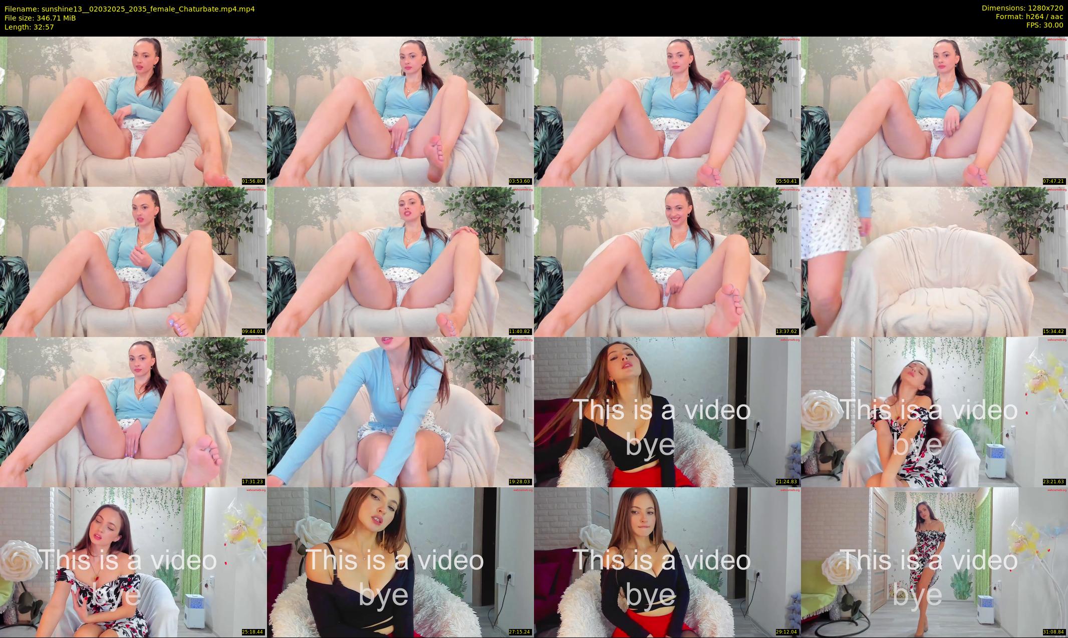 sunshine13_ — 33 minute Chaturbate female cam show recording, 720p, Mar 2, 2025