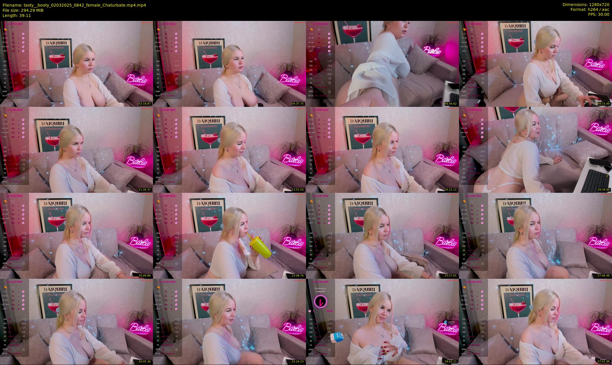 tasty__booty — 40 minute Chaturbate female cam show recording, 720p, Mar 2, 2025