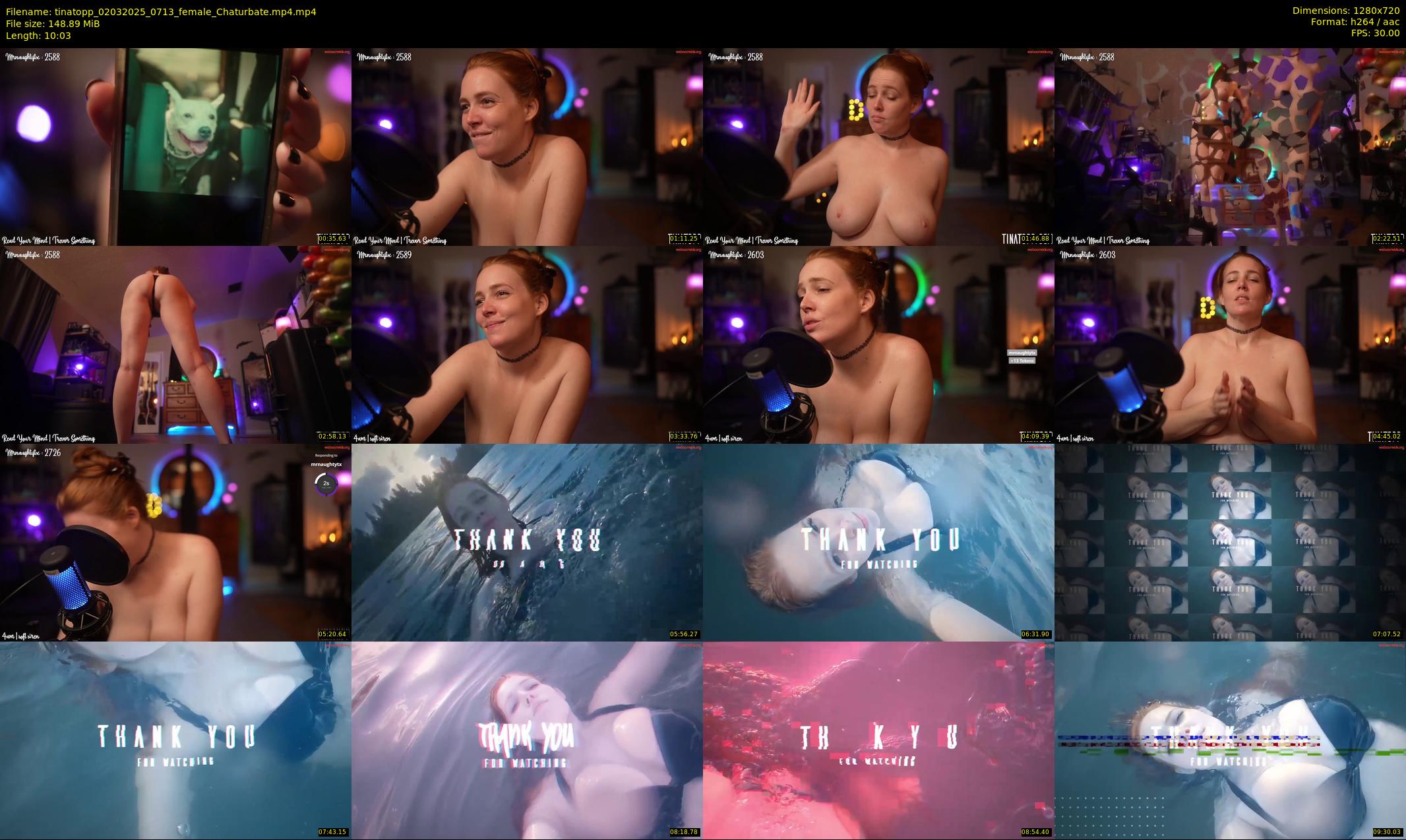 tinatopp — 11 minute Chaturbate female cam show recording, 720p, Mar 2, 2025