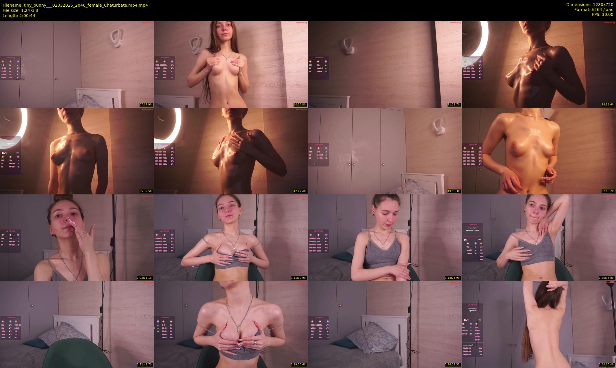 tiny_bunny__ — 121 minute Chaturbate female cam show recording, 720p, Mar 2, 2025