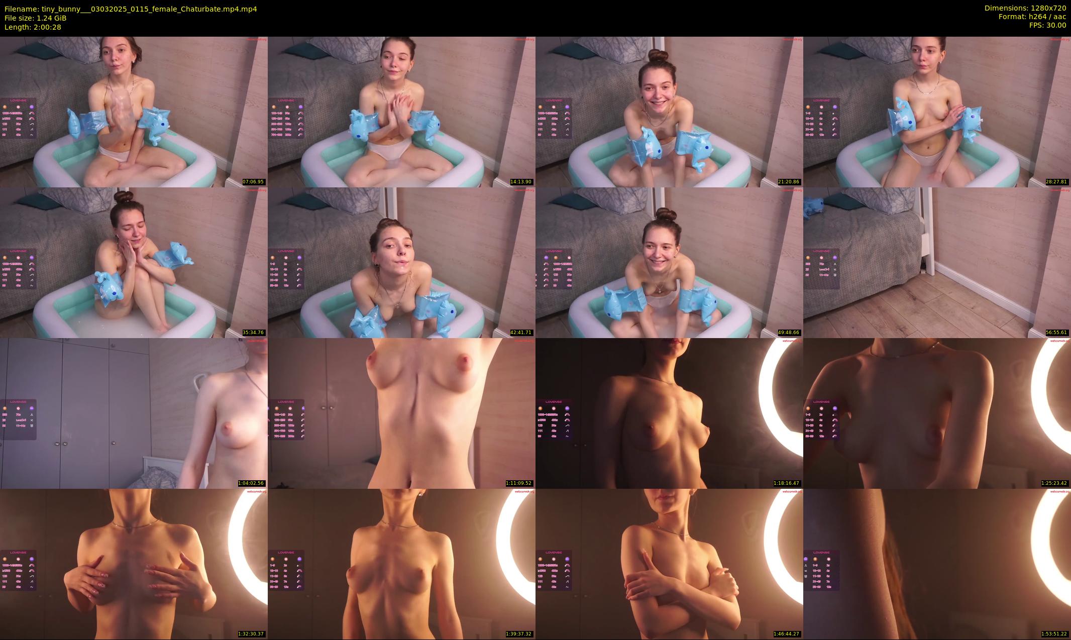 tiny_bunny__ — 121 minute Chaturbate female cam show recording, 720p, Mar 3, 2025