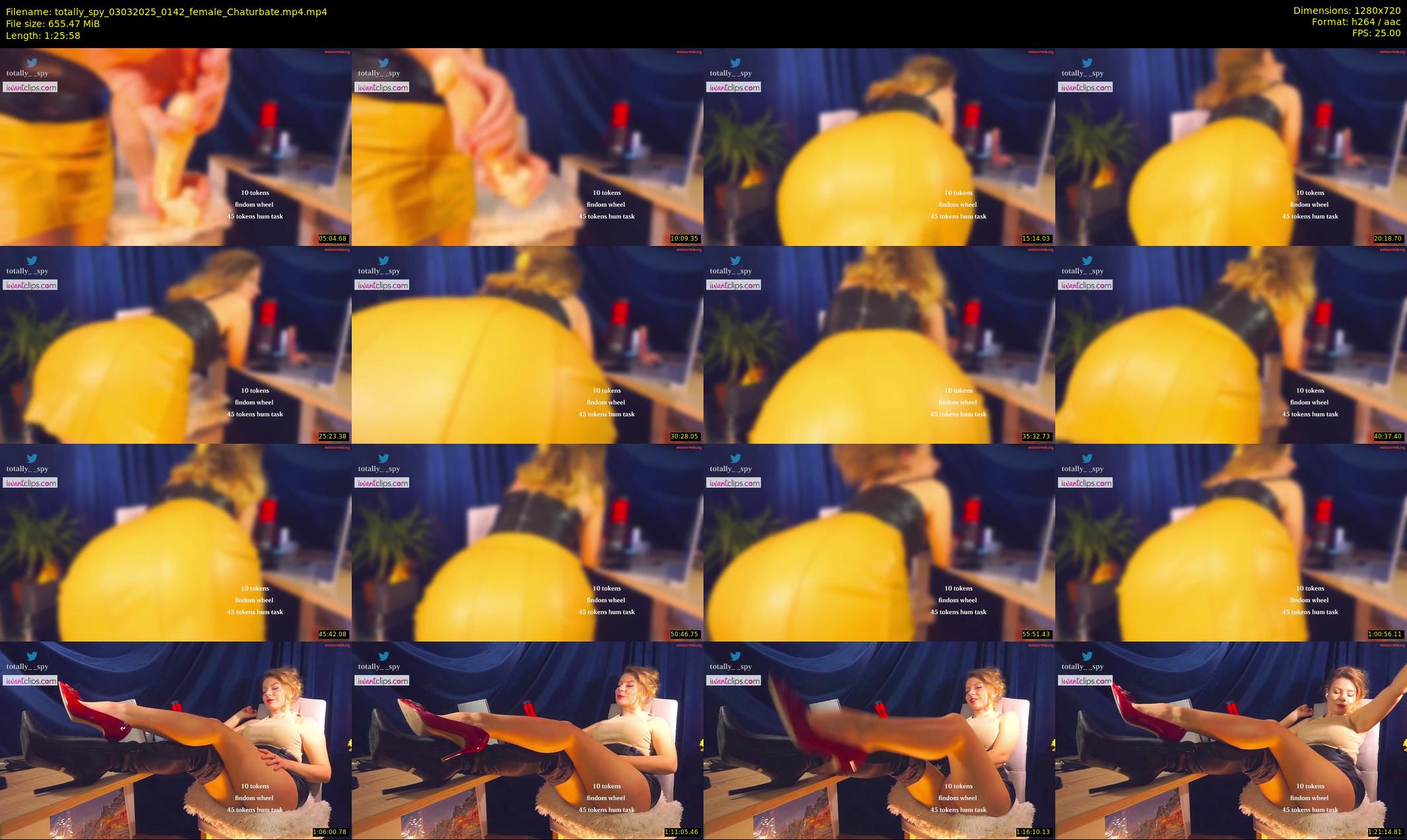 totally_spy — 86 minute Chaturbate female cam show recording, 720p, Mar 3, 2025
