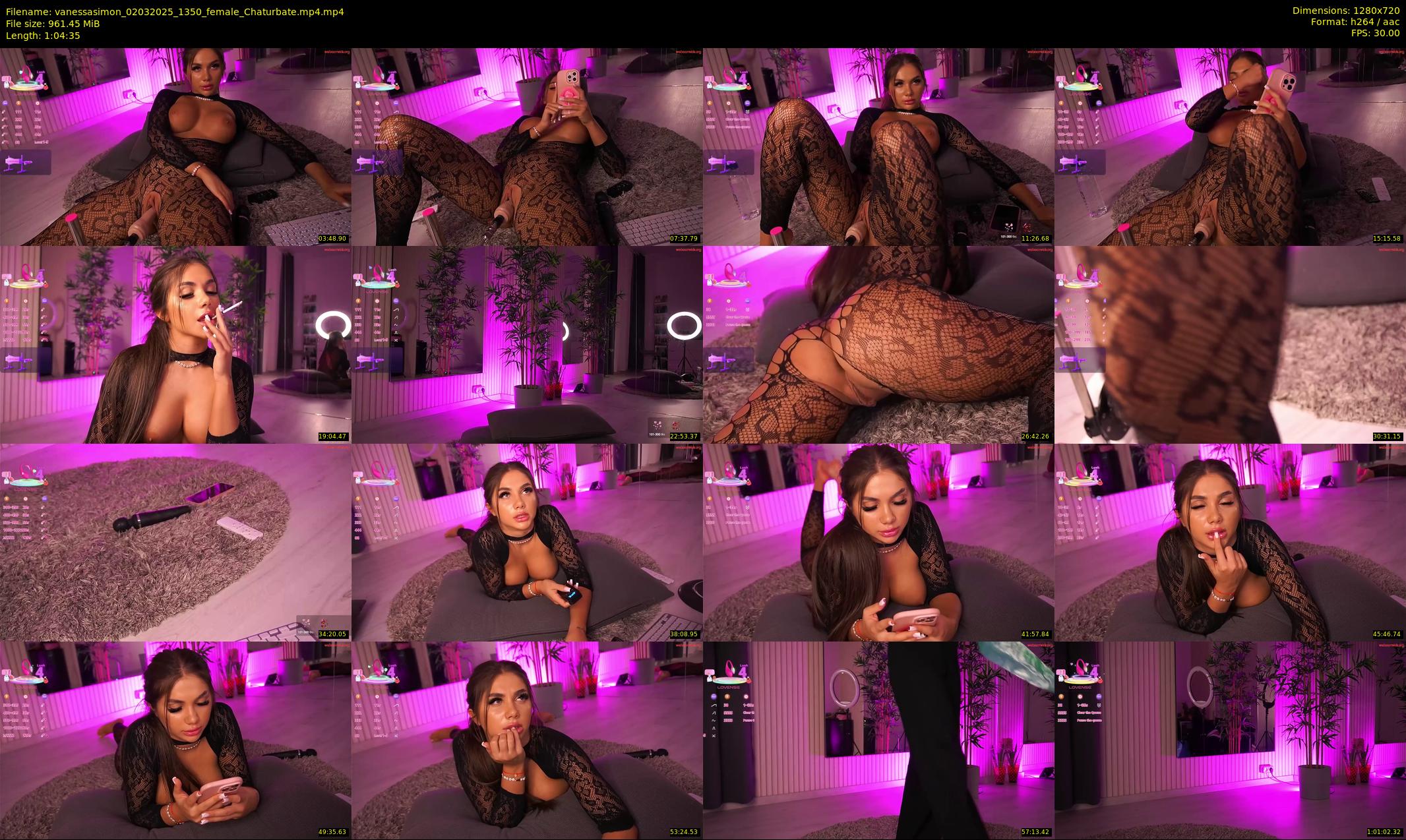 vanessasimon — 65 minute Chaturbate female cam show recording, 720p, Mar 2, 2025
