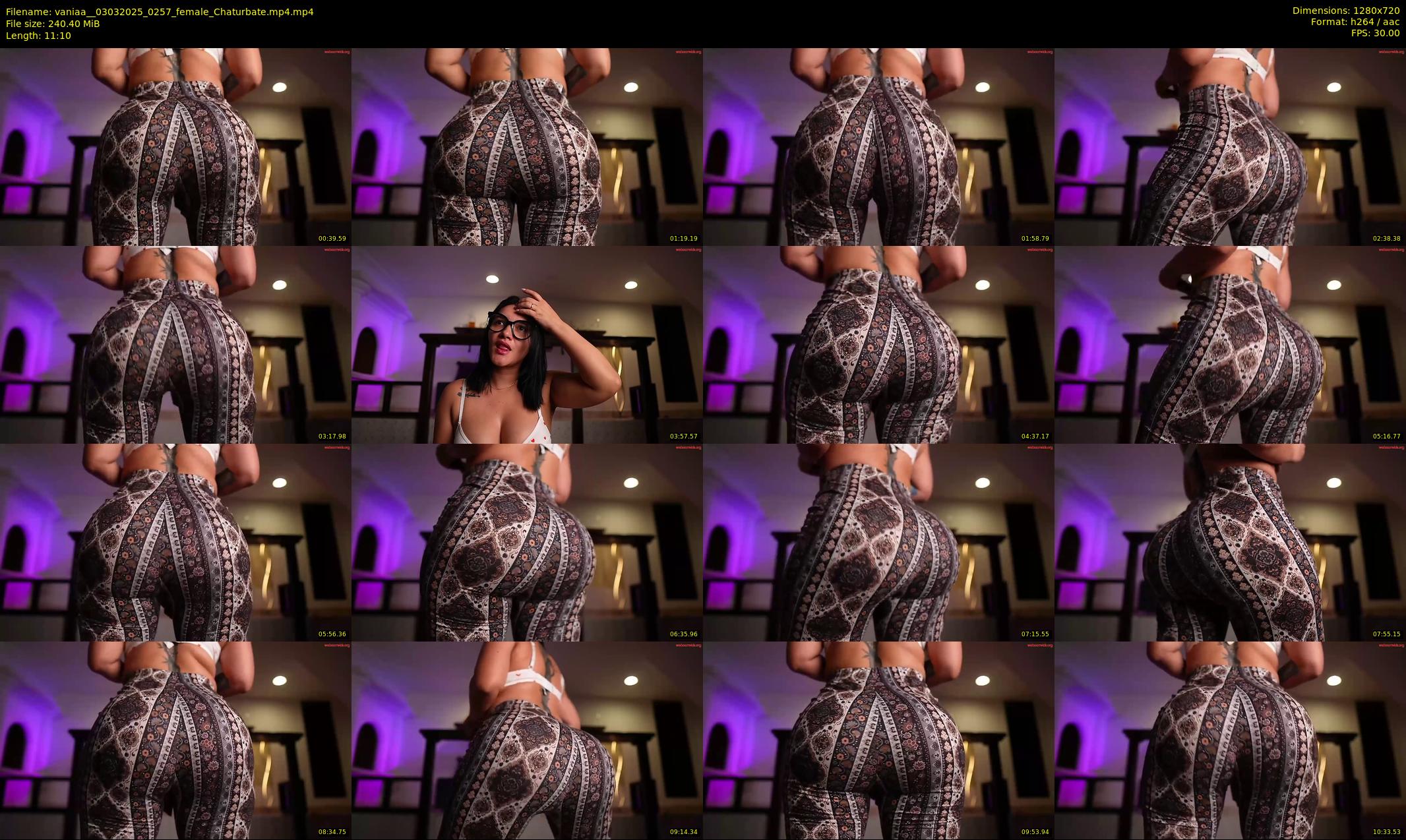 vaniaa_ — 12 minute Chaturbate female cam show recording, 720p, Mar 3, 2025