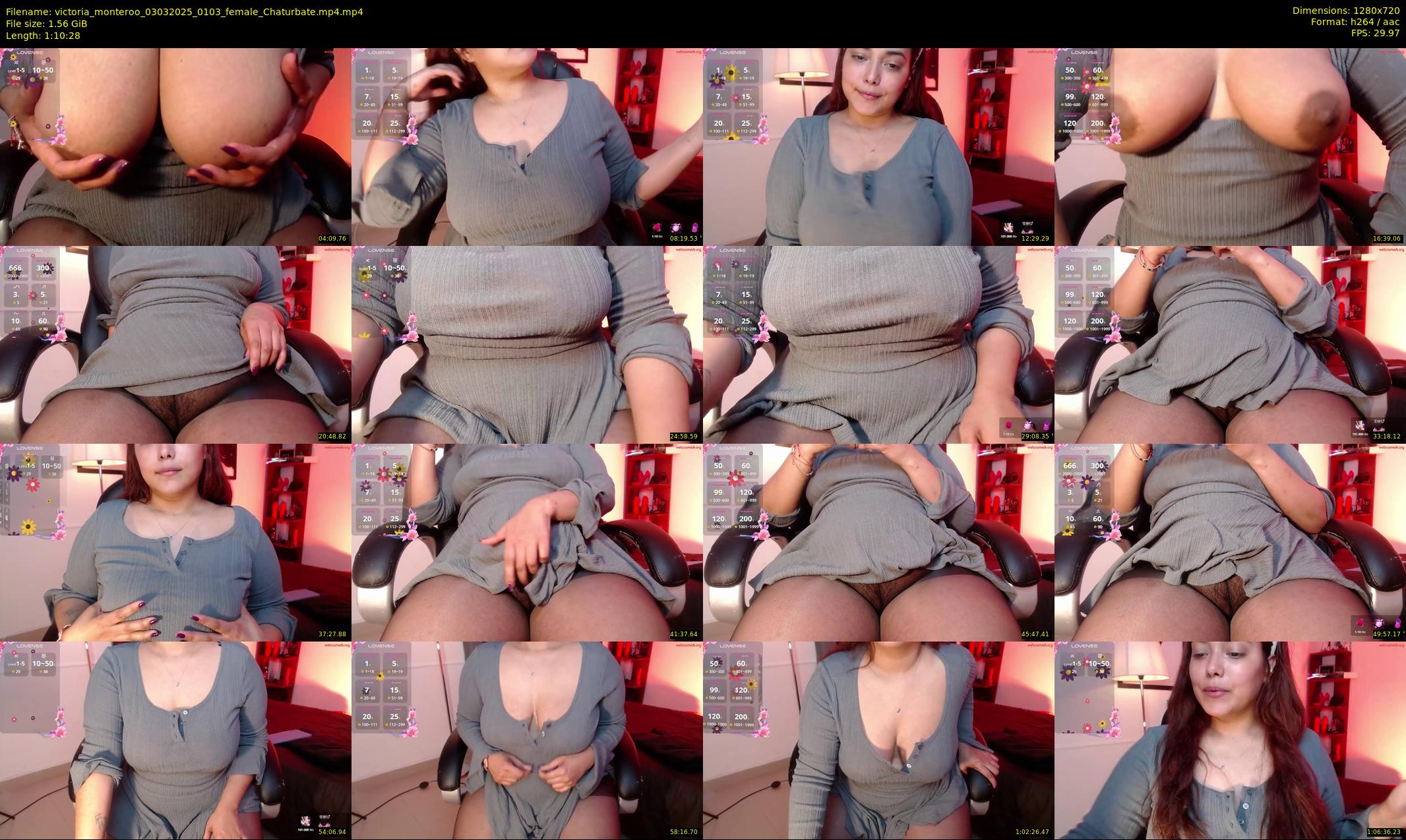 victoria_monteroo — 71 minute Chaturbate female cam show recording, 720p, Mar 3, 2025