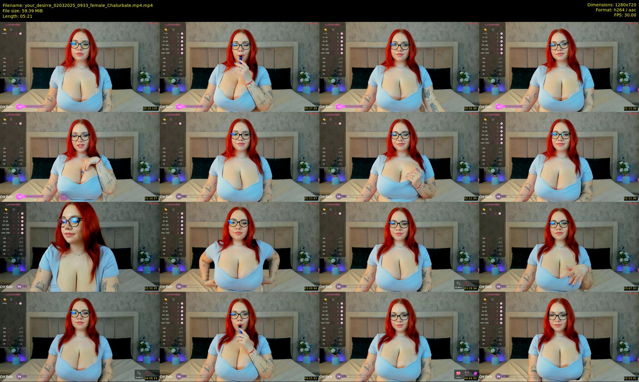 your_desirre — 6 minute Chaturbate female cam show recording, 720p, Mar 2, 2025