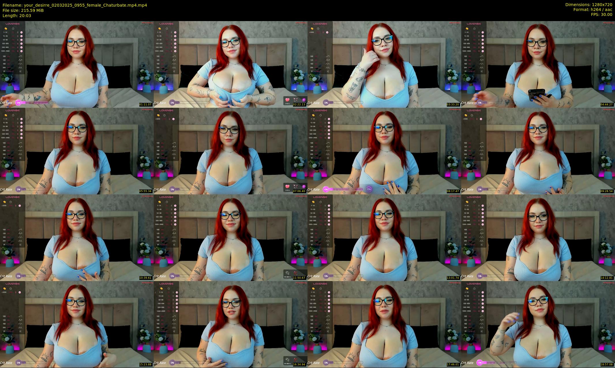 your_desirre — 21 minute Chaturbate female cam show recording, 720p, Mar 2, 2025