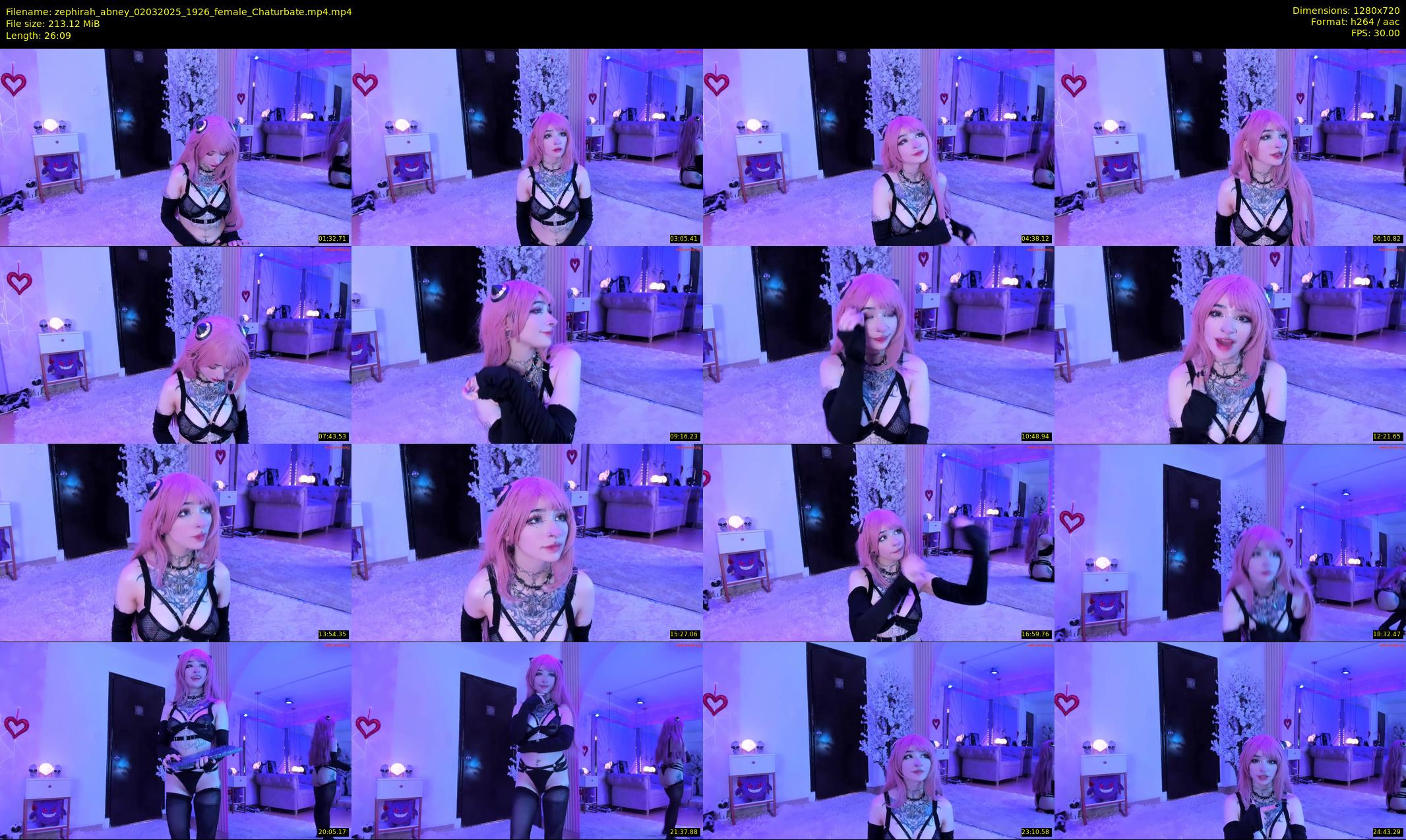 zephirah_abney — 27 minute Chaturbate female cam show recording, 720p, Mar 2, 2025