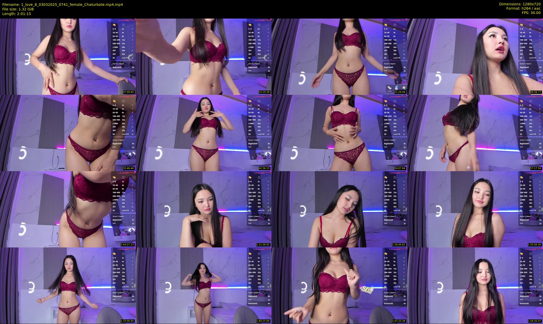 1_love_8 — 122 minute Chaturbate female cam show recording, 720p, Mar 3, 2025