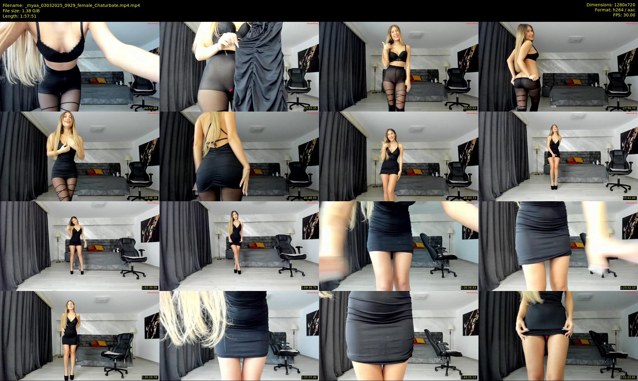 _myaa — 118 minute Chaturbate female cam show recording, 720p, Mar 3, 2025