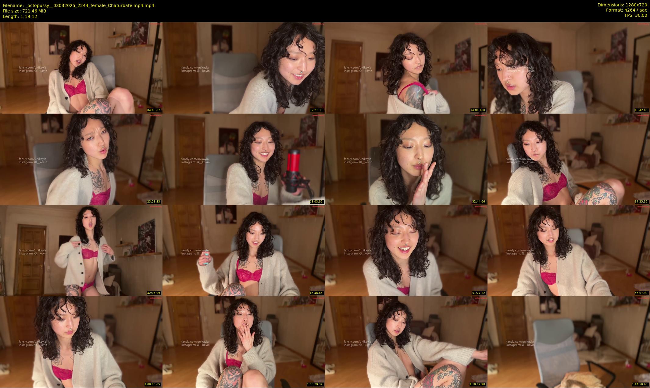 _octopussy_ — 80 minute Chaturbate female cam show recording, 720p, Mar 3, 2025