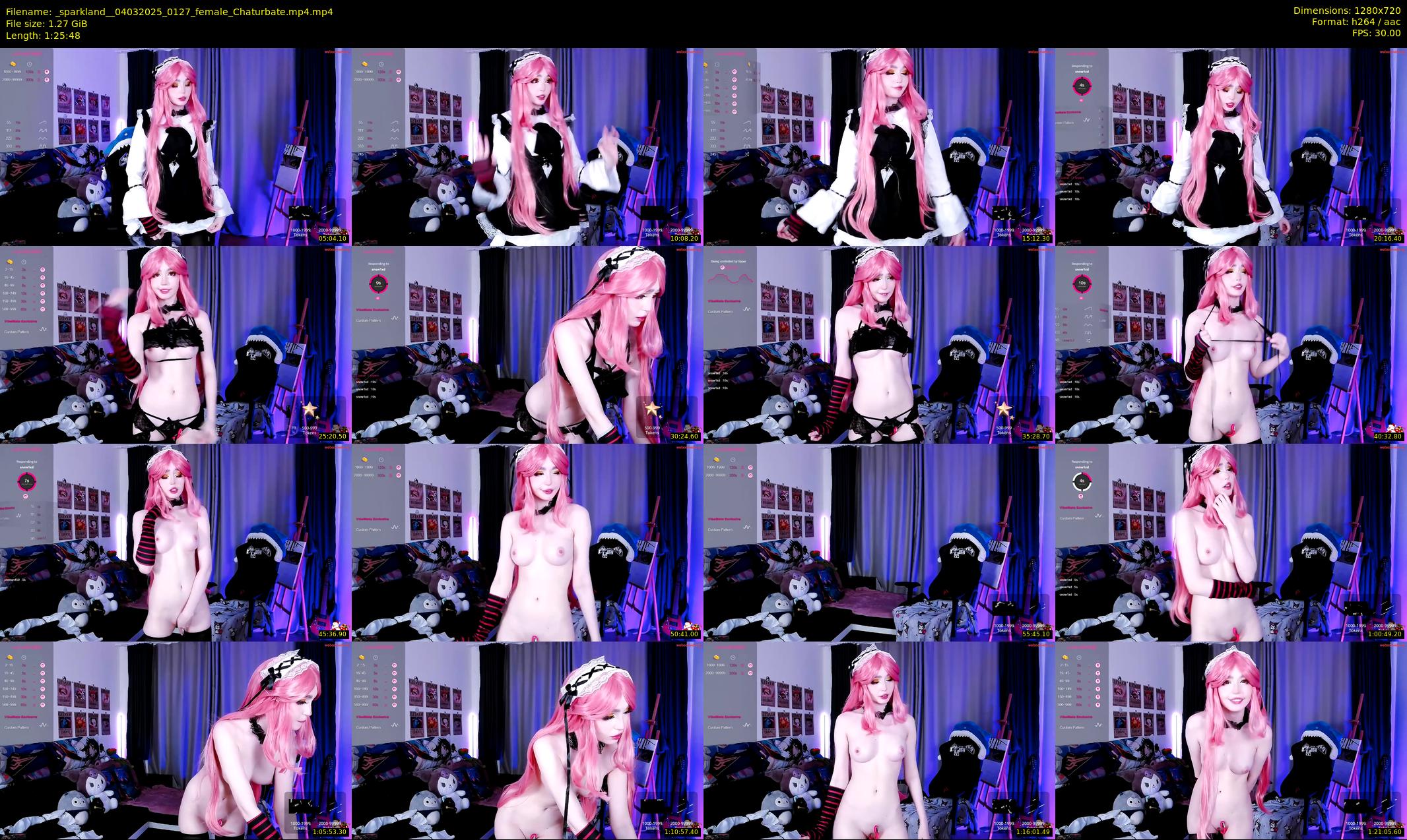 _sparkland_ — 86 minute Chaturbate female cam show recording, 720p, Mar 4, 2025