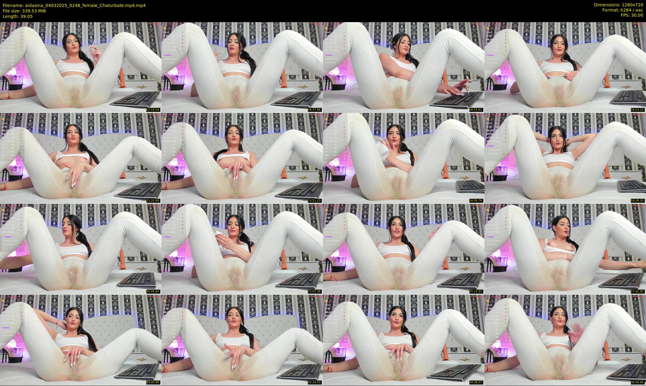 aidasina — 40 minute Chaturbate female cam show recording, 720p, Mar 4, 2025