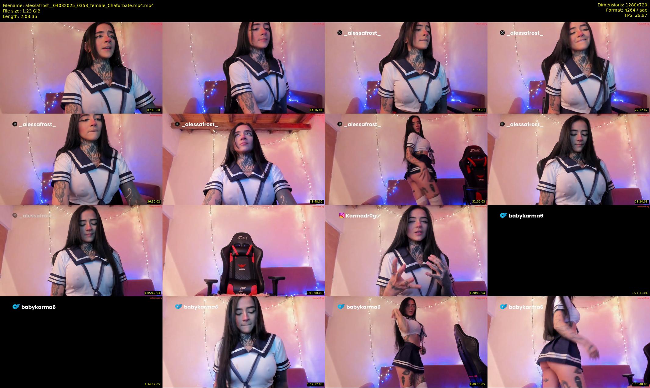 alessafrost_ — 124 minute Chaturbate female cam show recording, 720p, Mar 4, 2025