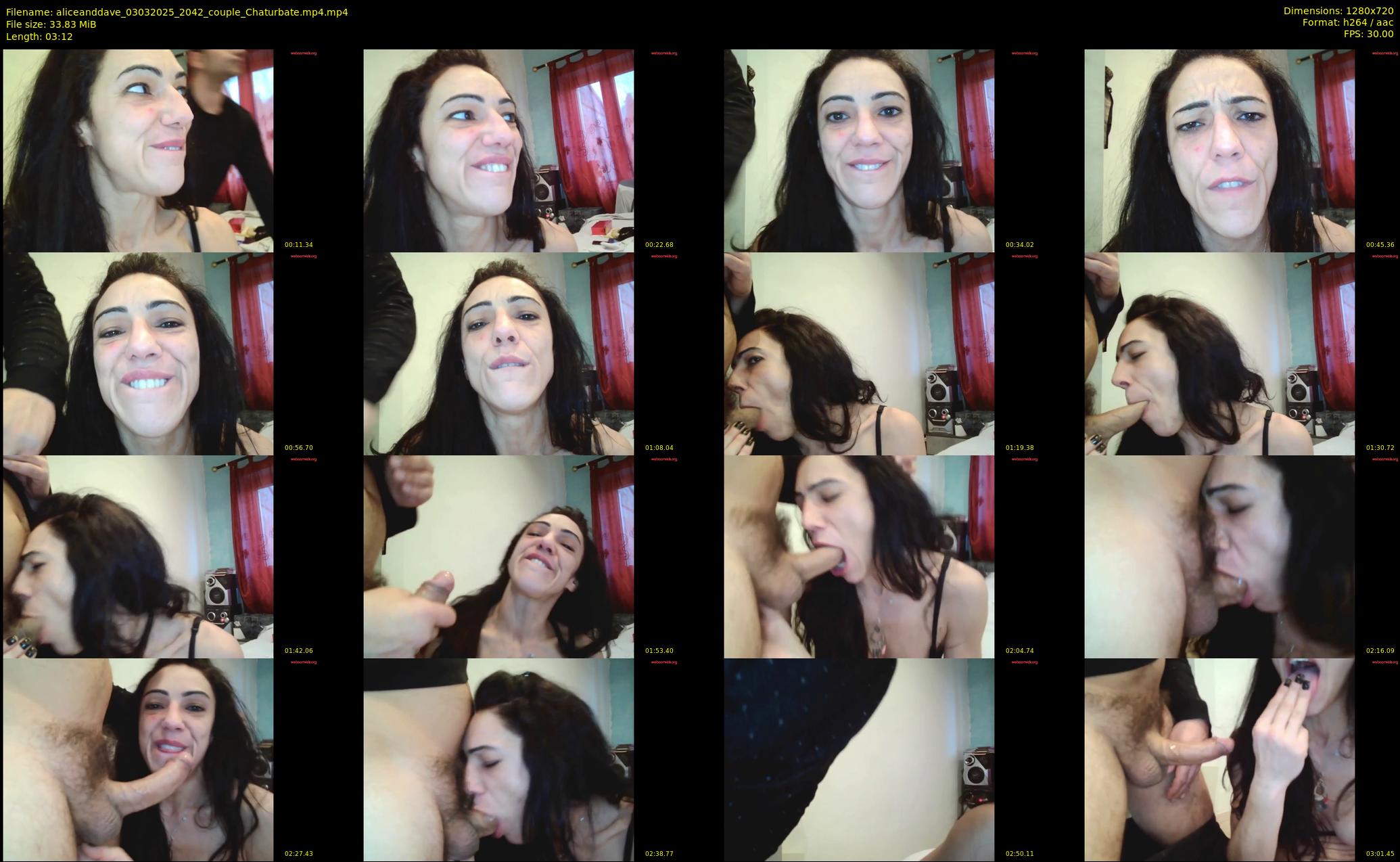 aliceanddave — 4 minute Chaturbate couple cam show recording, 720p, Mar 3, 2025