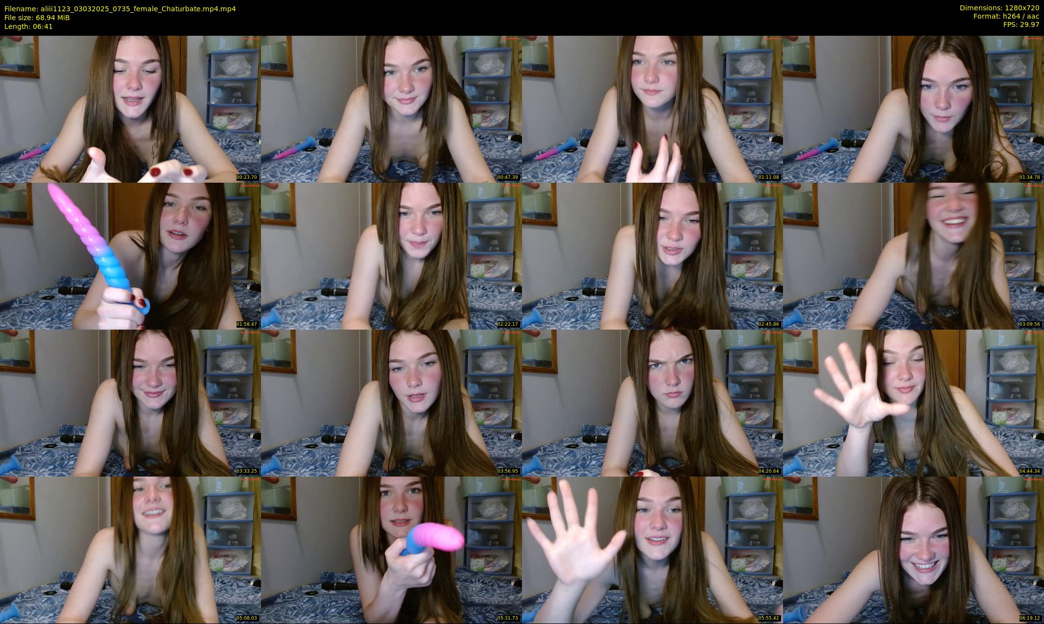 aliii1123 — 7 minute Chaturbate female cam show recording, 720p, Mar 3, 2025