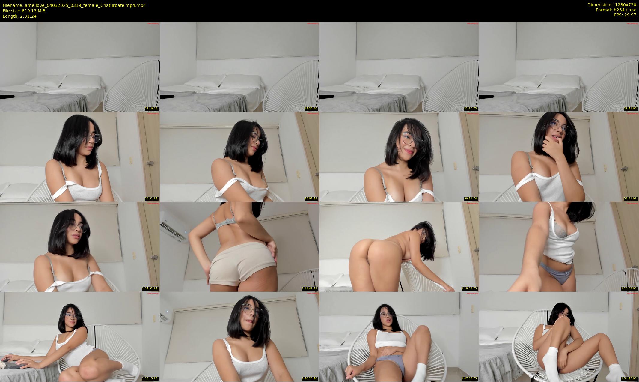 amellove — 122 minute Chaturbate female cam show recording, 720p, Mar 4, 2025