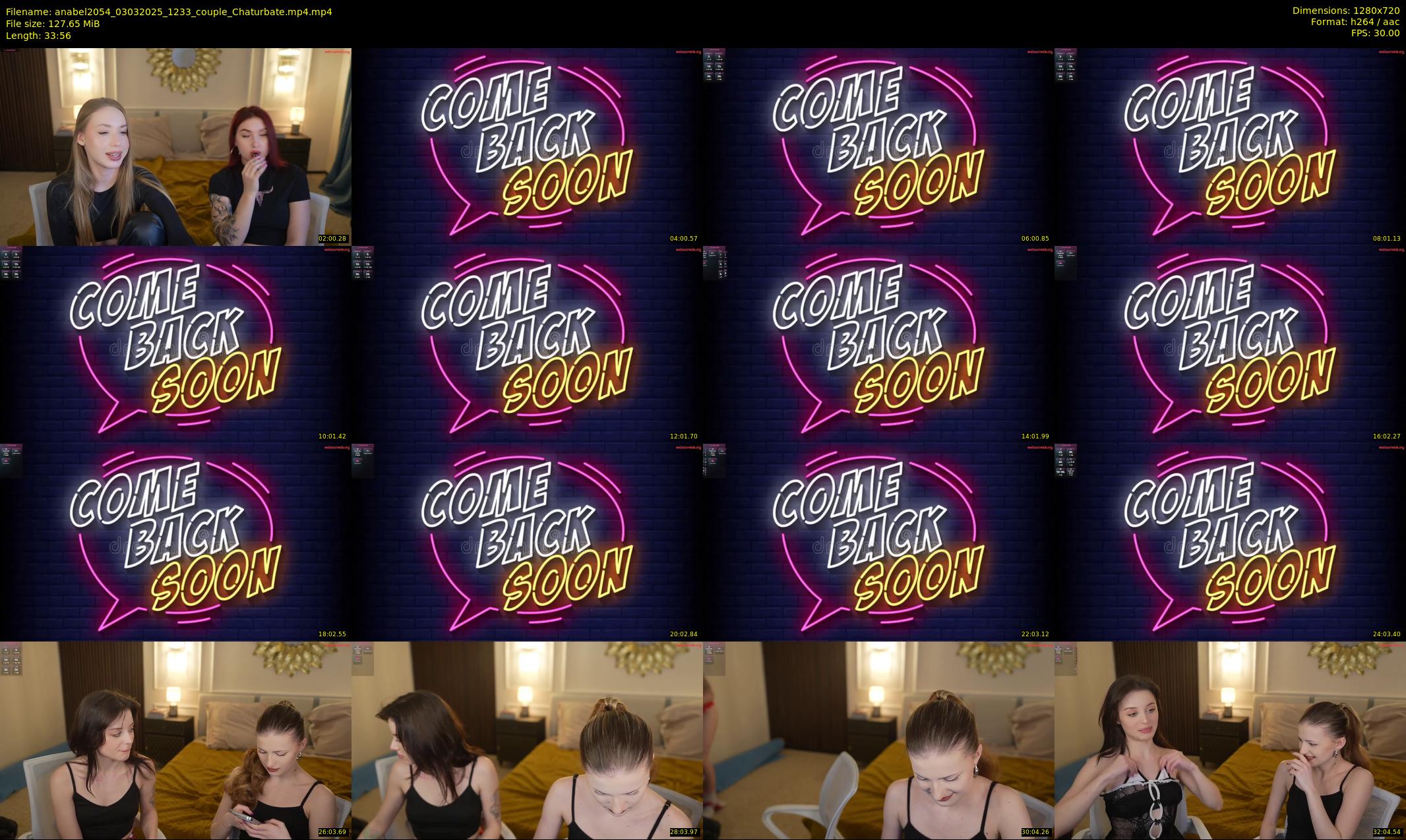 anabel2054 — 34 minute Chaturbate female cam show recording, 720p, Mar 3, 2025