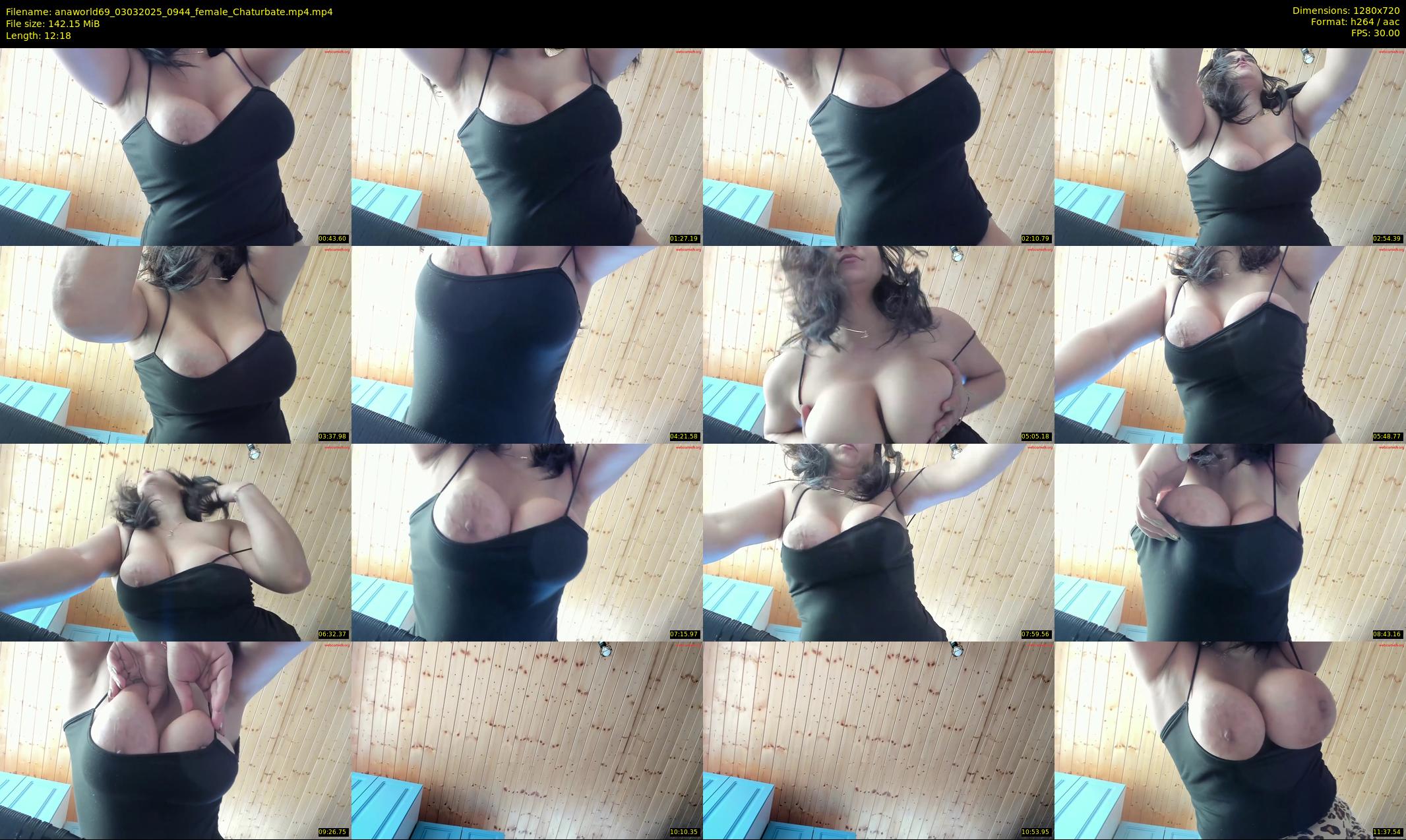 anaworld69 — 13 minute Chaturbate female cam show recording, 720p, Mar 3, 2025