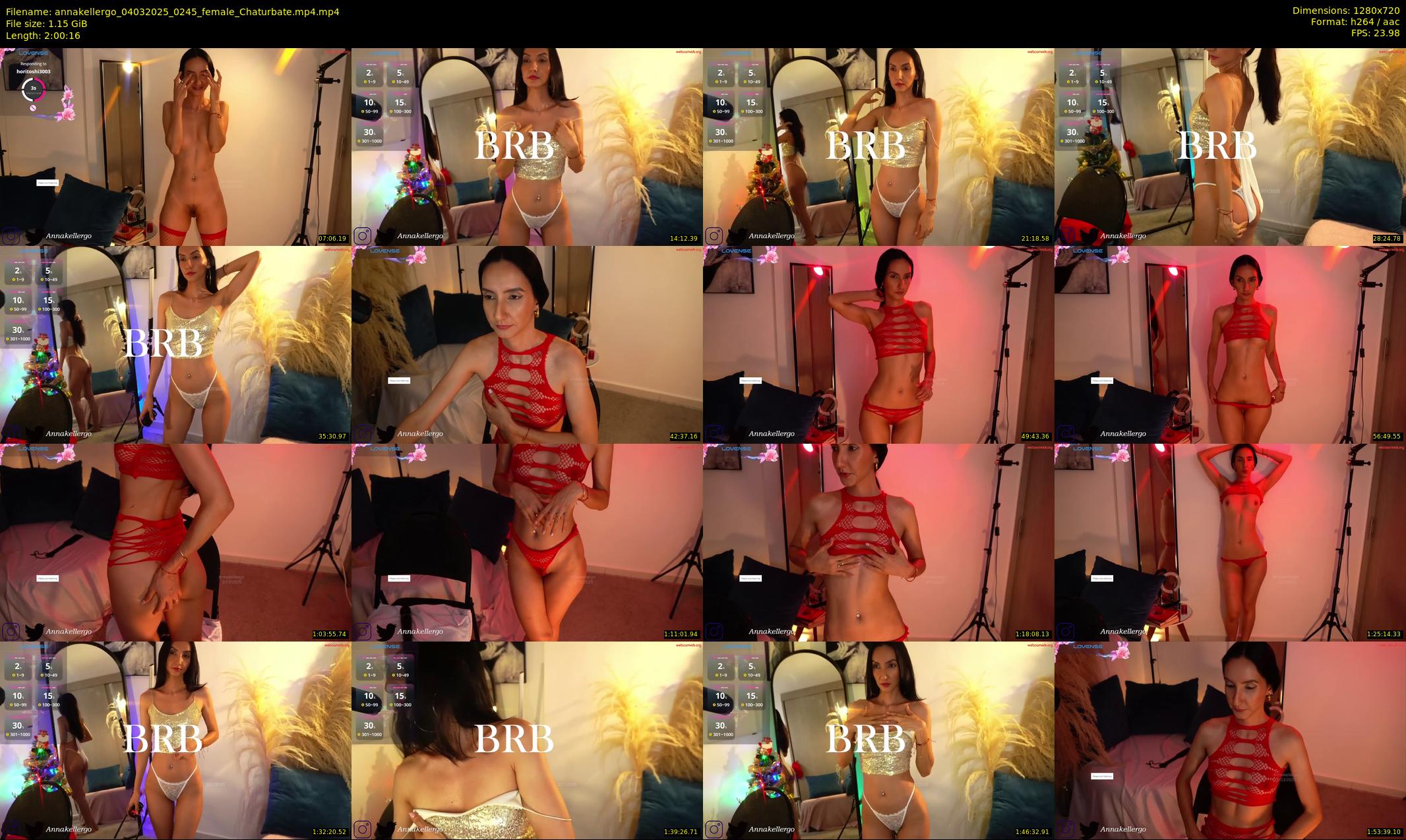 annakellergo — 121 minute Chaturbate female cam show recording, 720p, Mar 4, 2025