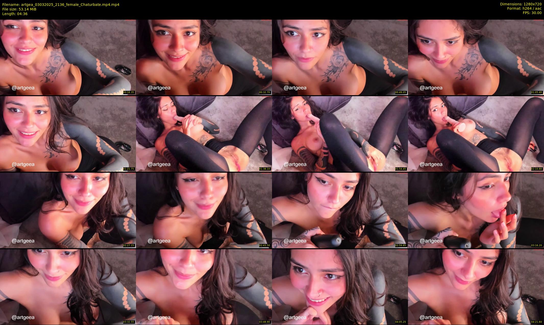 artgea — 5 minute Chaturbate female cam show recording, 720p, Mar 3, 2025