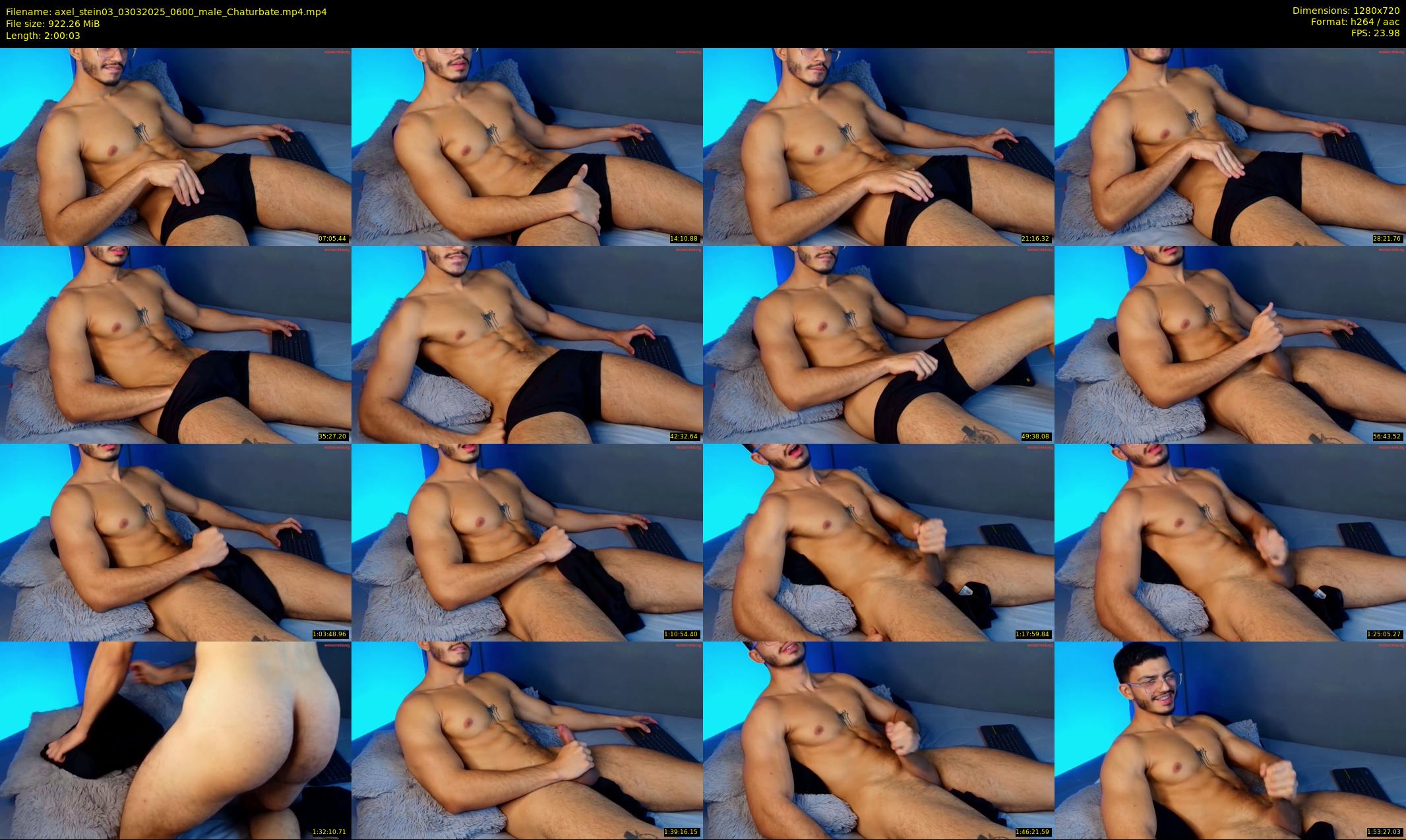 axel_stein03 — 121 minute Chaturbate male cam show recording, 720p, Mar 3, 2025