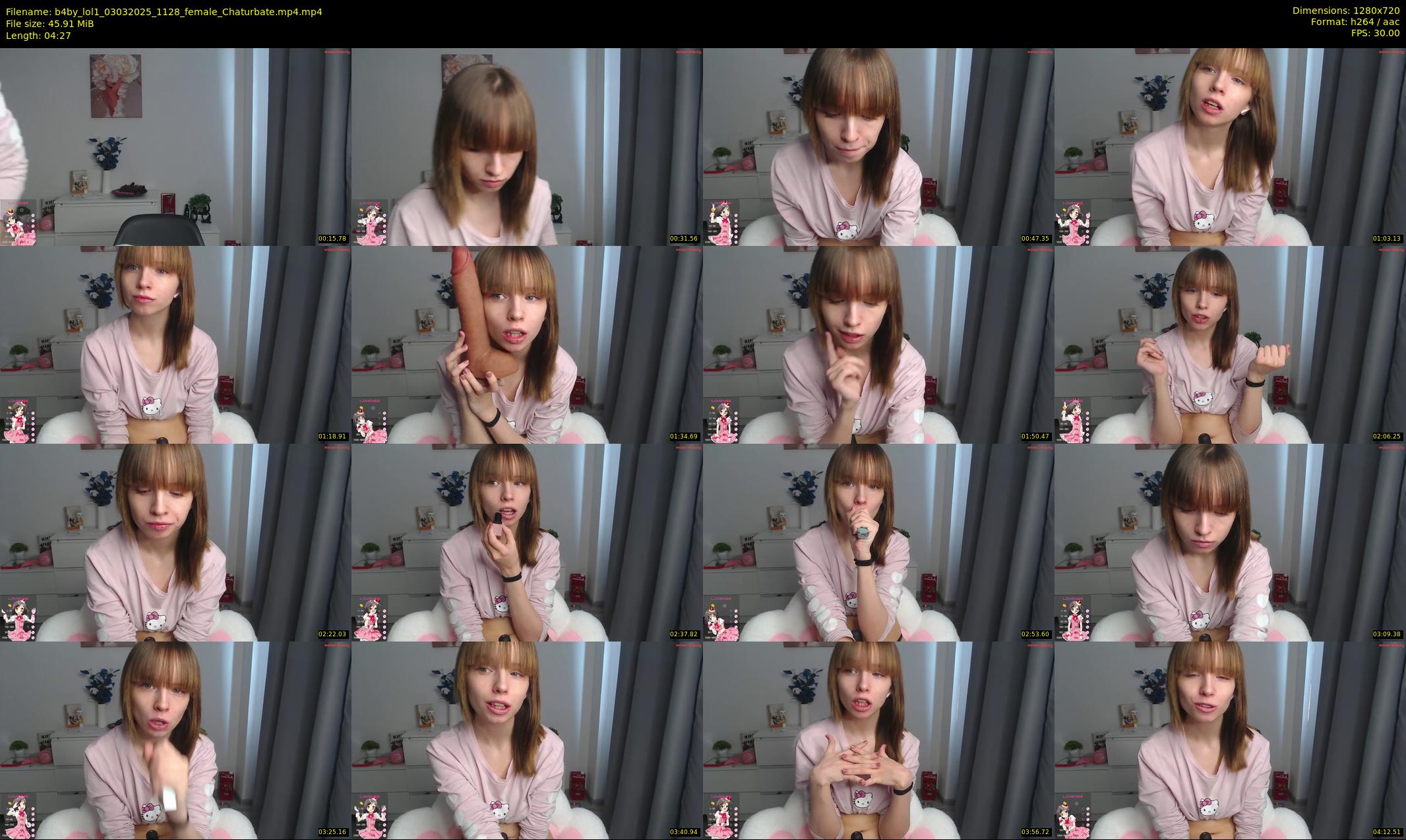 b4by_lol1 — 5 minute Chaturbate female cam show recording, 720p, Mar 3, 2025