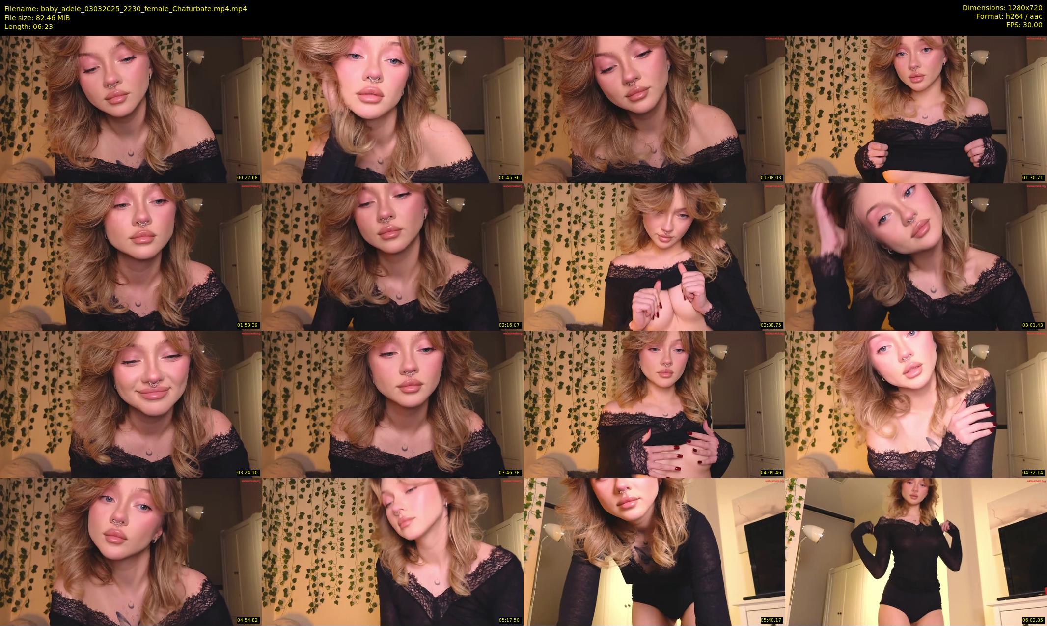 baby_adele — 7 minute Chaturbate female cam show recording, 720p, Mar 3, 2025