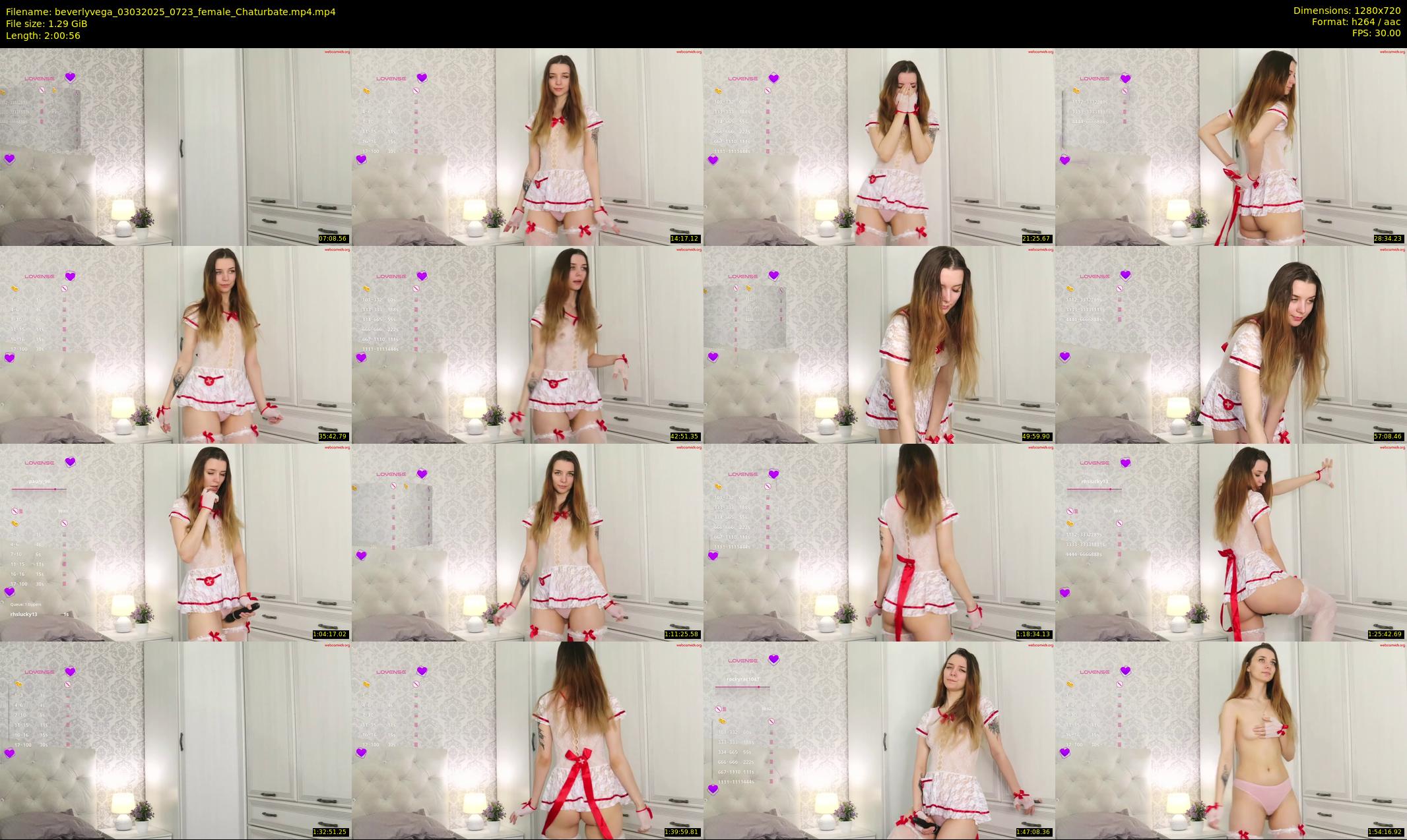 beverlyvega — 121 minute Chaturbate couple cam show recording, 720p, Mar 3, 2025