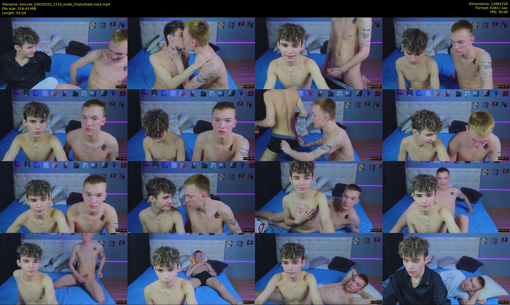 boicute — 60 minute Chaturbate male cam show recording, 720p, Mar 3, 2025