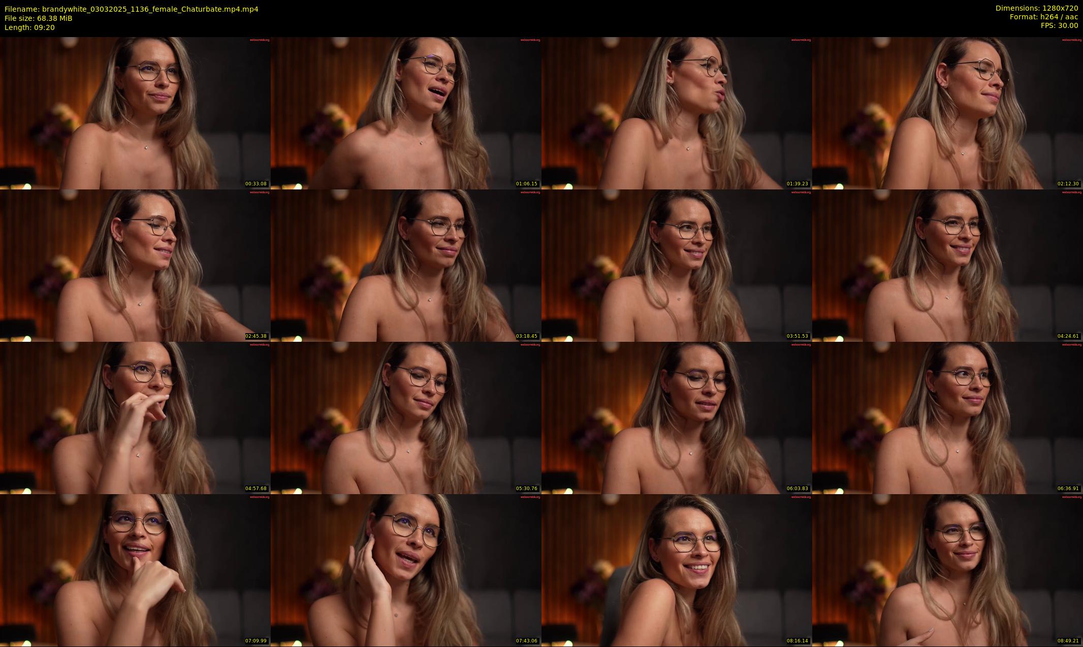 brandywhite — 10 minute Chaturbate female cam show recording, 720p, Mar 3, 2025