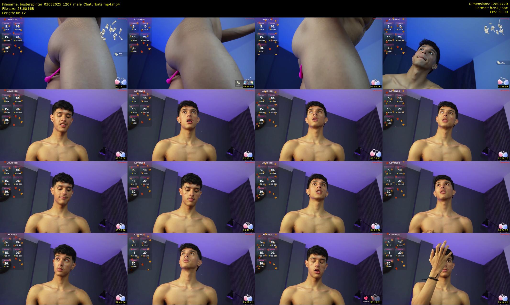 busterspinter — 7 minute Chaturbate male cam show recording, 720p, Mar 3, 2025