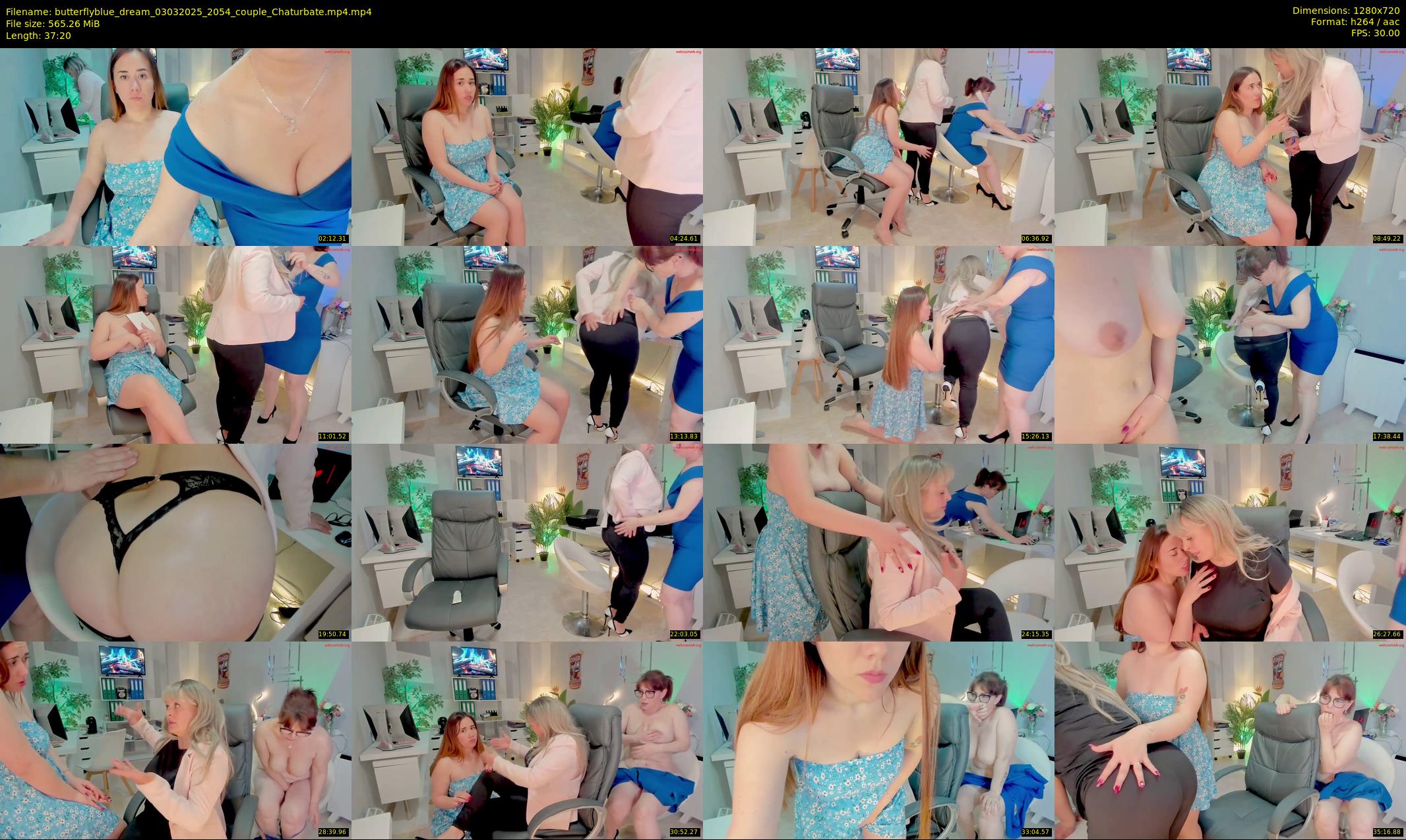 butterflyblue_dream — 38 minute Chaturbate couple cam show recording, 720p, Mar 3, 2025