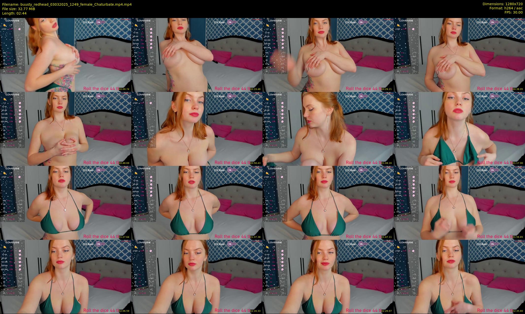 buusty_redhead — 3 minute Chaturbate female cam show recording, 720p, Mar 3, 2025