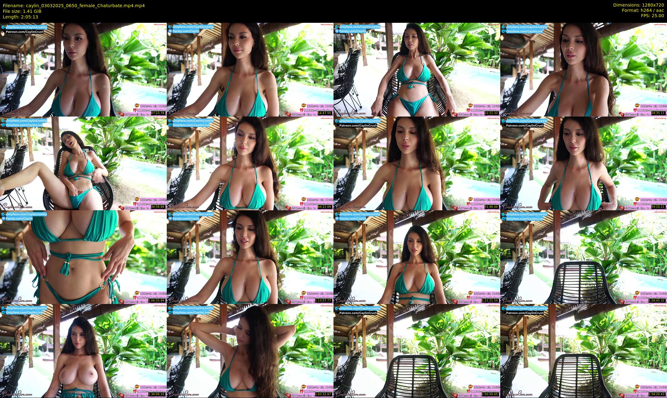 caylin — 126 minute Chaturbate female cam show recording, 720p, Mar 3, 2025