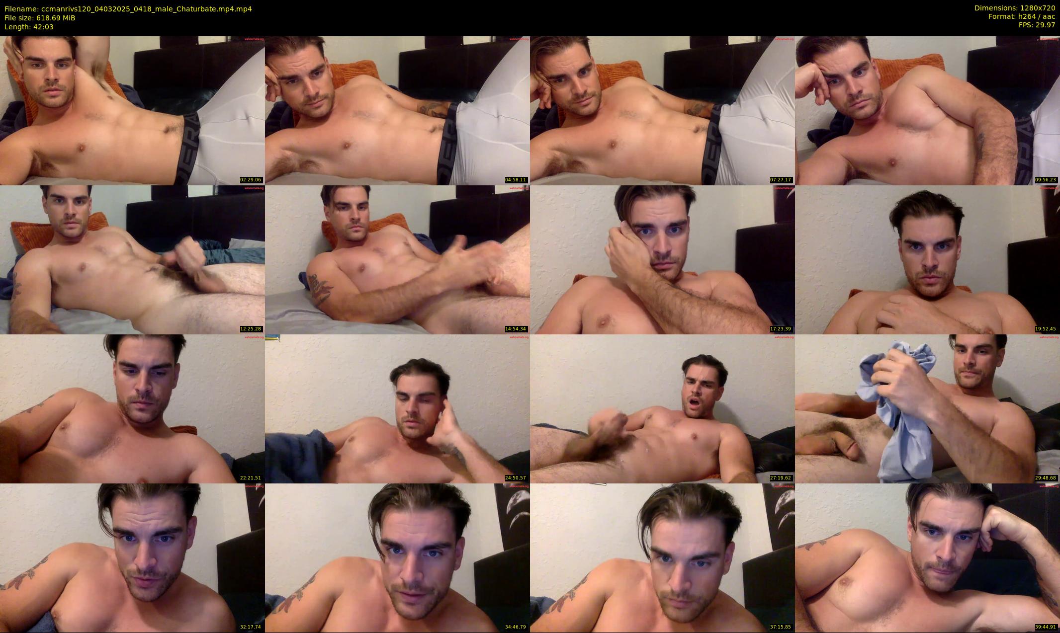 ccmanrivs120 — 43 minute Chaturbate male cam show recording, 720p, Mar 4, 2025