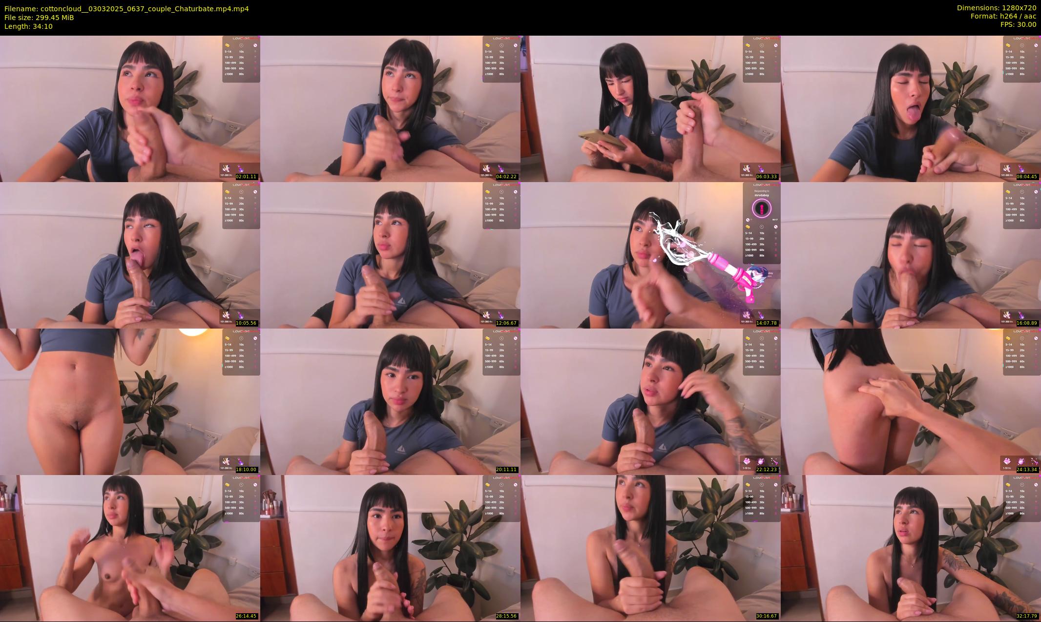 cottoncloud_ — 35 minute Chaturbate couple cam show recording, 720p, Mar 3, 2025