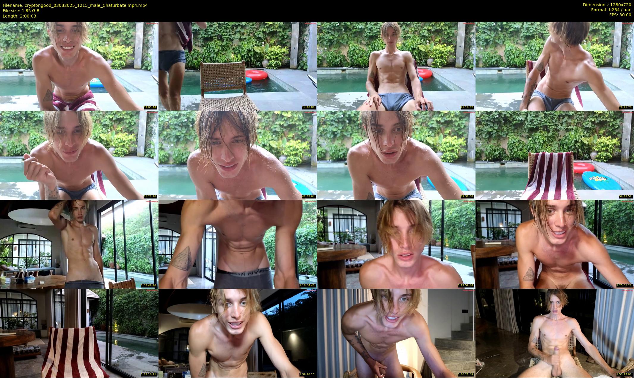 cryptongood — 121 minute Chaturbate male cam show recording, 720p, Mar 3, 2025